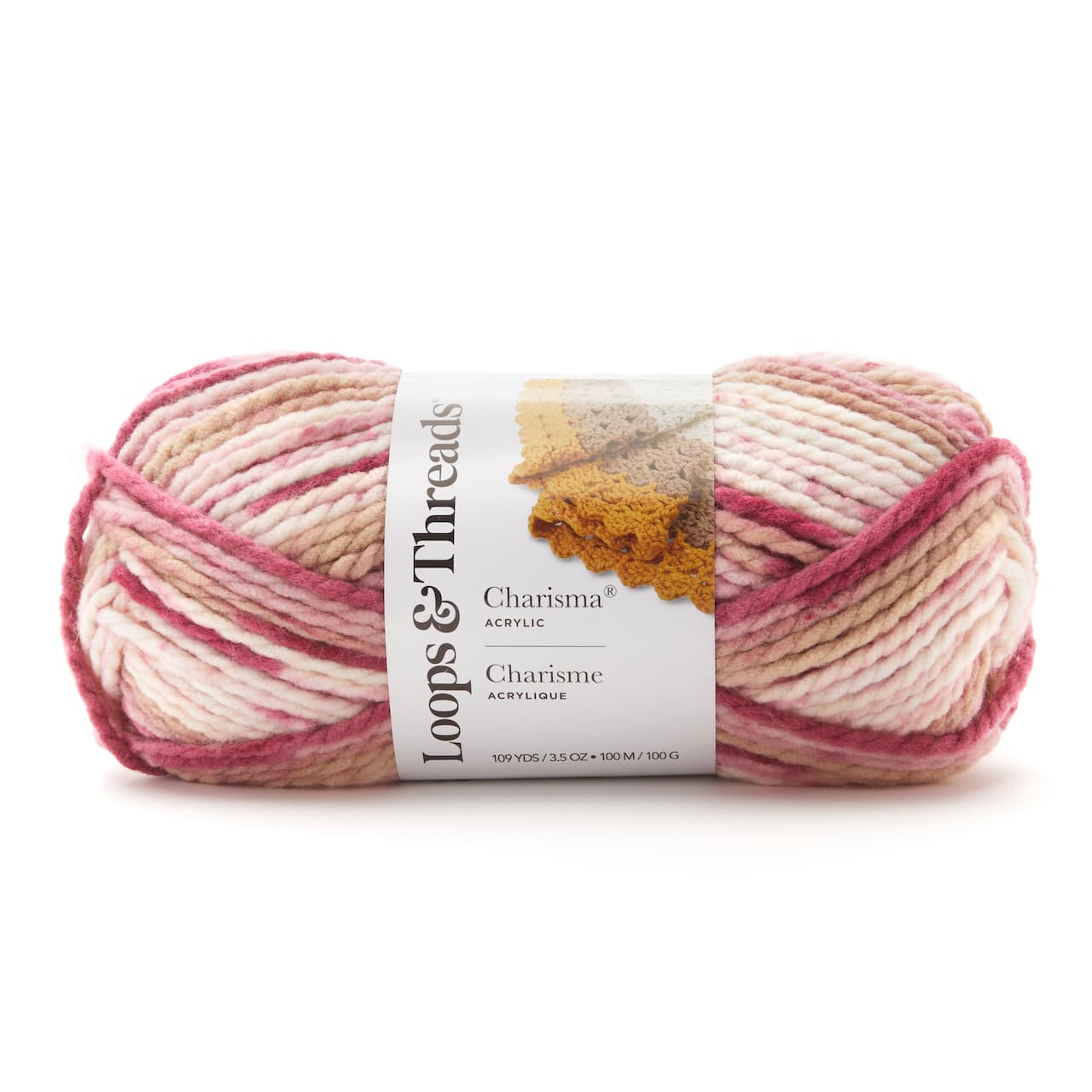 Charisma® Yarn by Loops & Threads®, Color: Rose Garden | Michaels