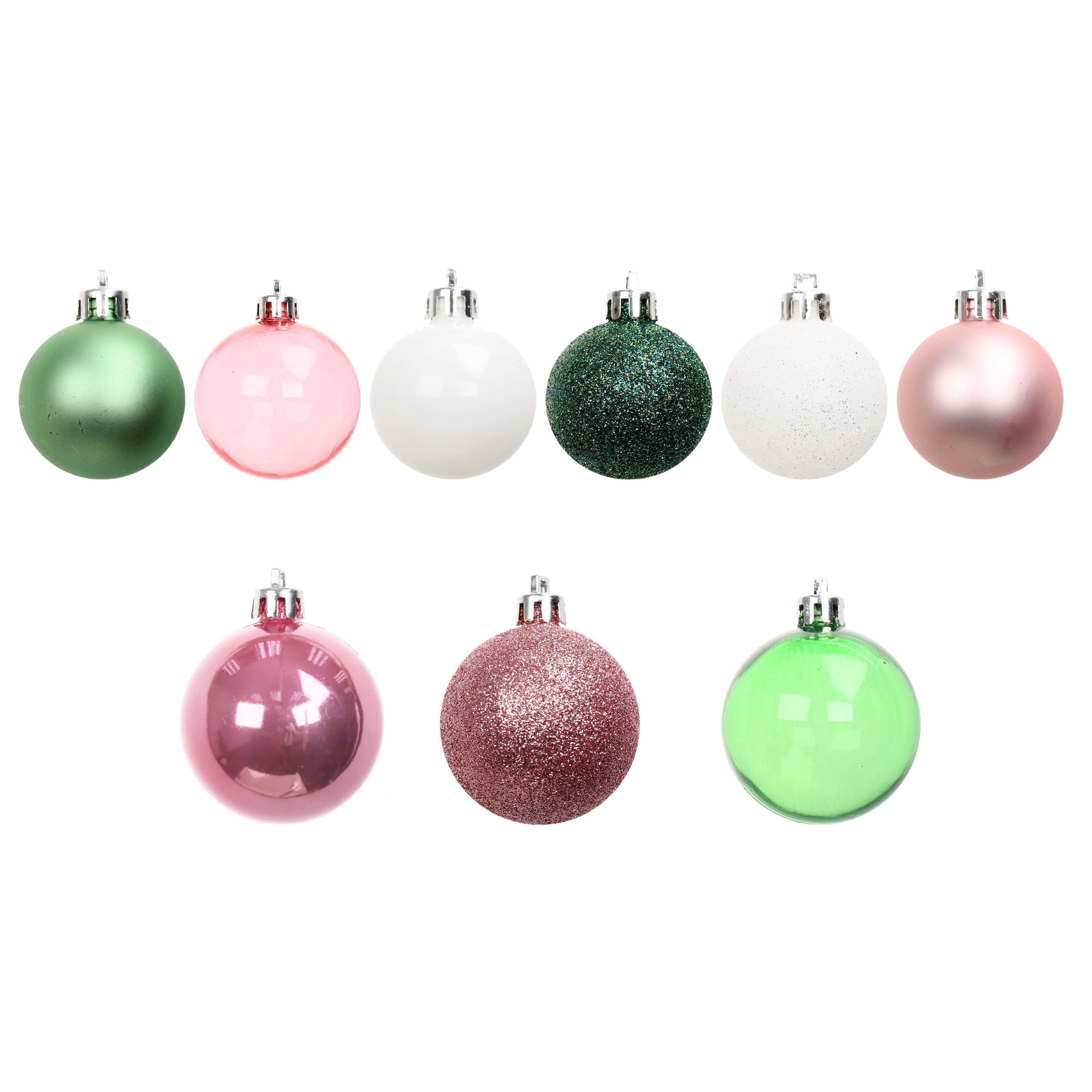 100 Pack Sprinkle Shatterproof Ball Ornaments by Ashland&#xAE;