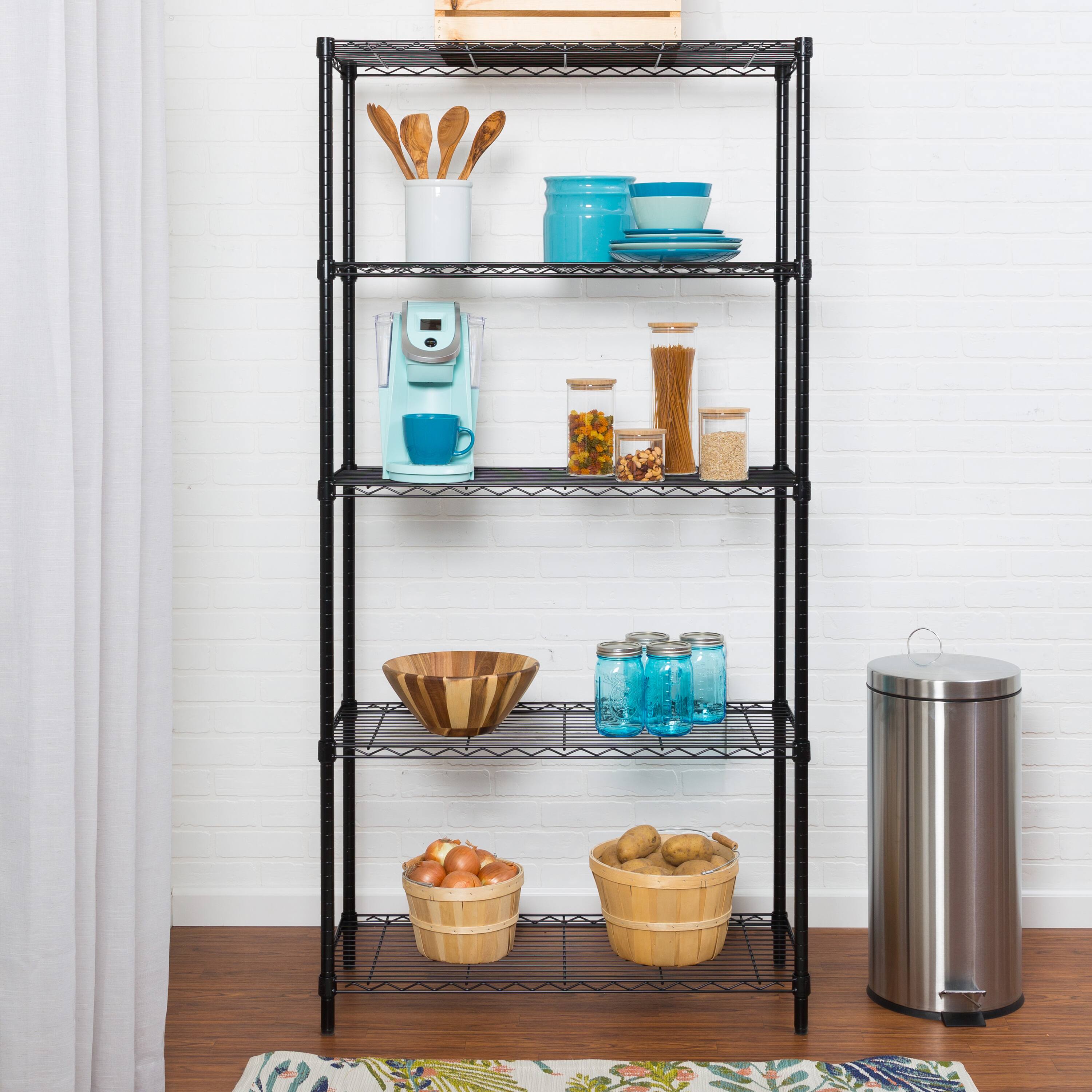 Honey Can Do 5-Tier Heavy-Duty Adjustable Shelving Unit