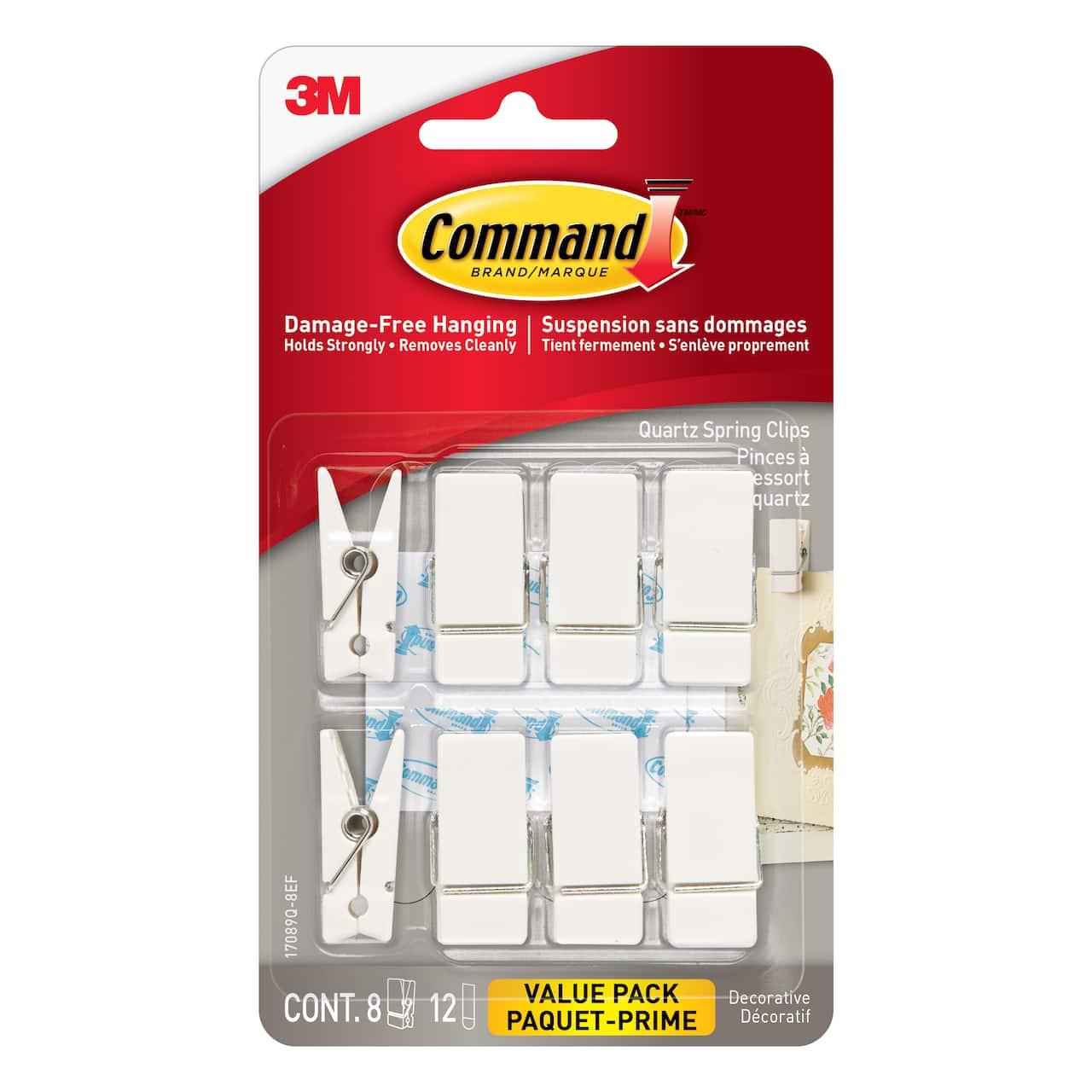 Command™ Quartz Spring Clips Value Pack | Michaels