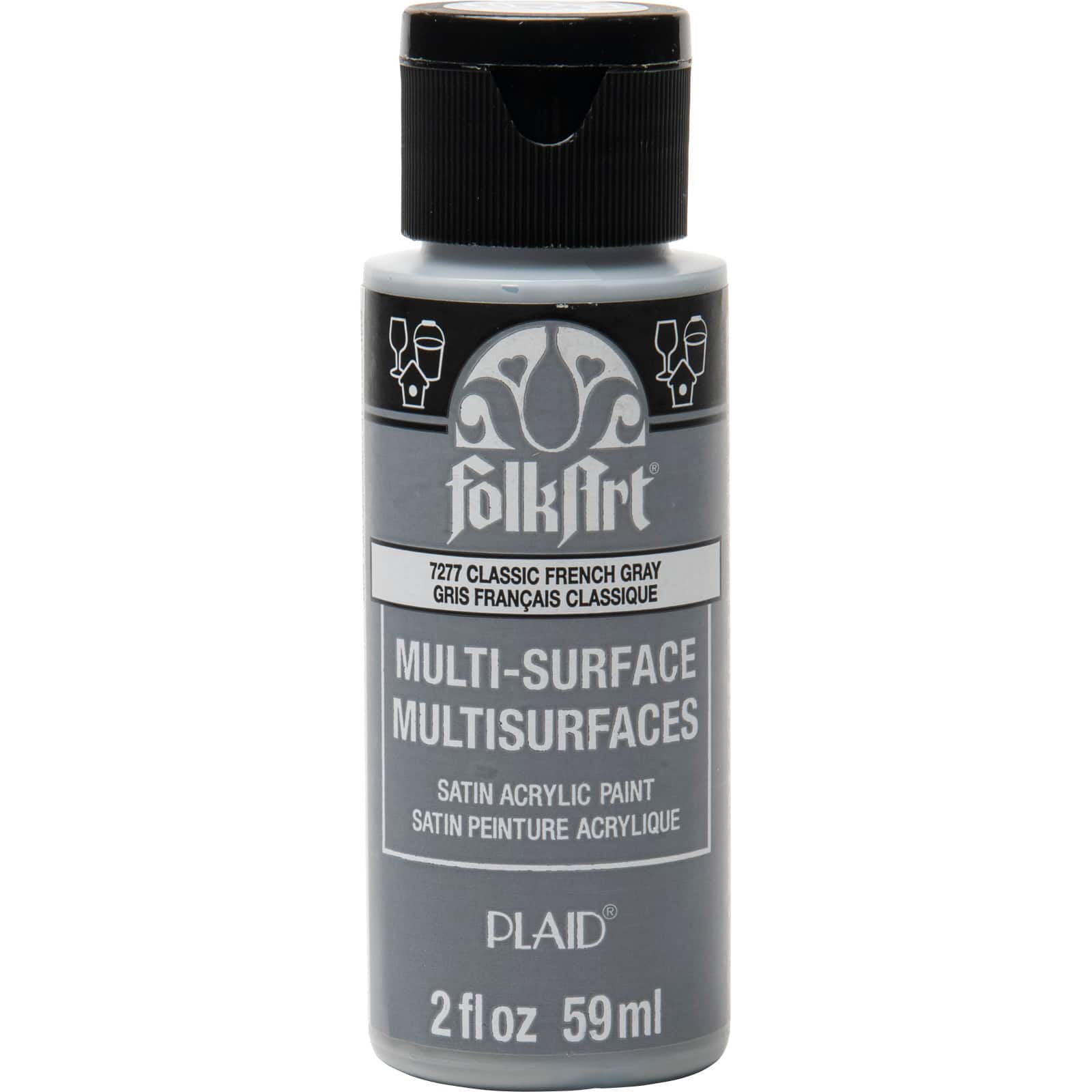 12 Pack: FolkArt® Multi-Surface Satin Acrylic Paint, 2oz.