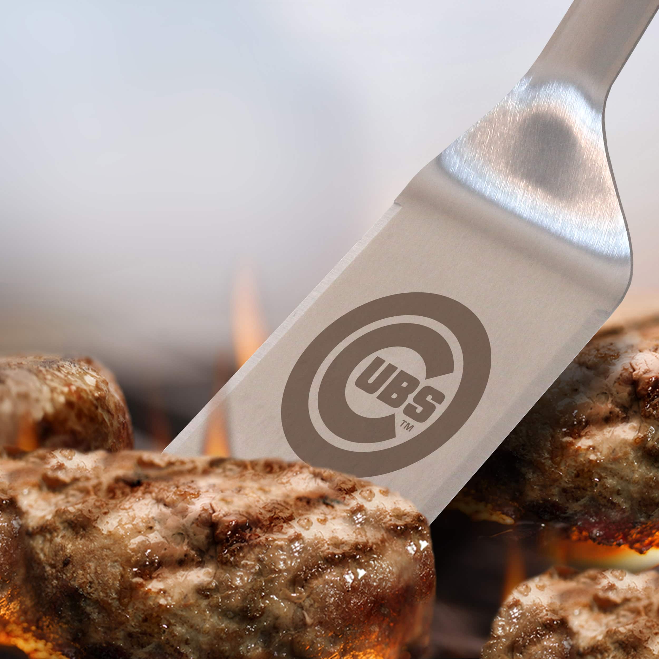 MLB Stainless Steel BBQ Spatula with Bottle Opener