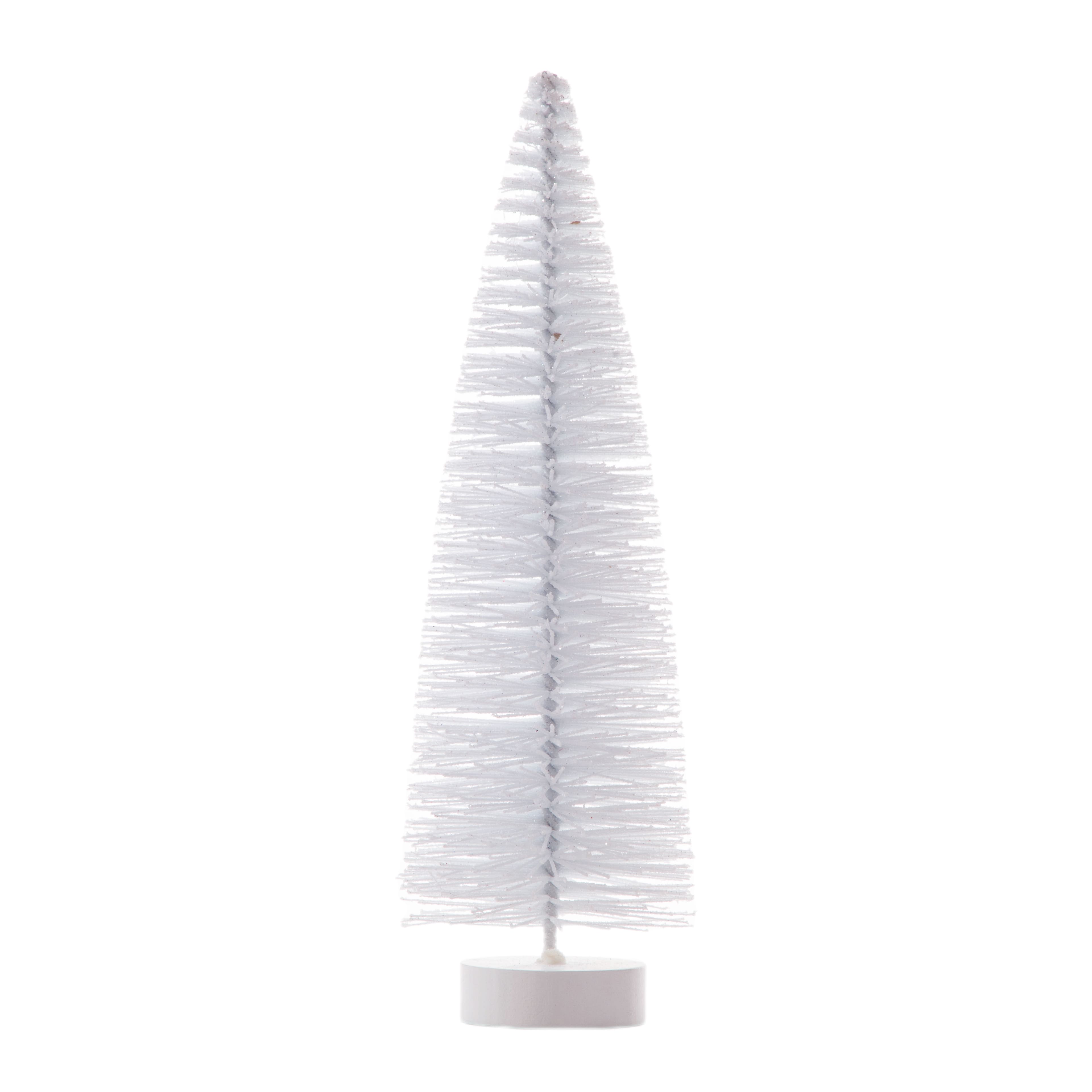 8&#x22; White Bottle Brush Tree by Ashland&#xAE;