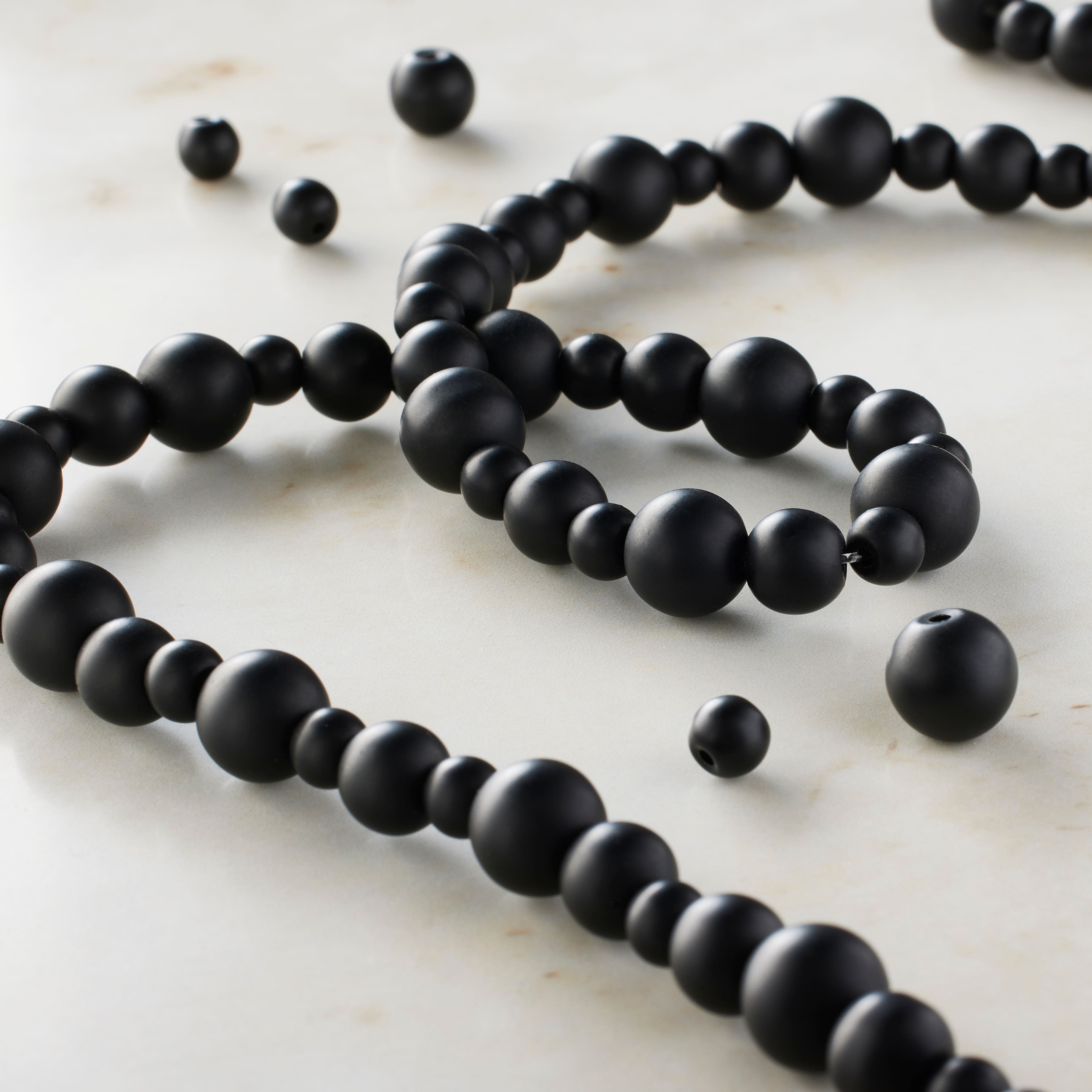Matte Glass Round Beads by Bead Landing&#x2122;