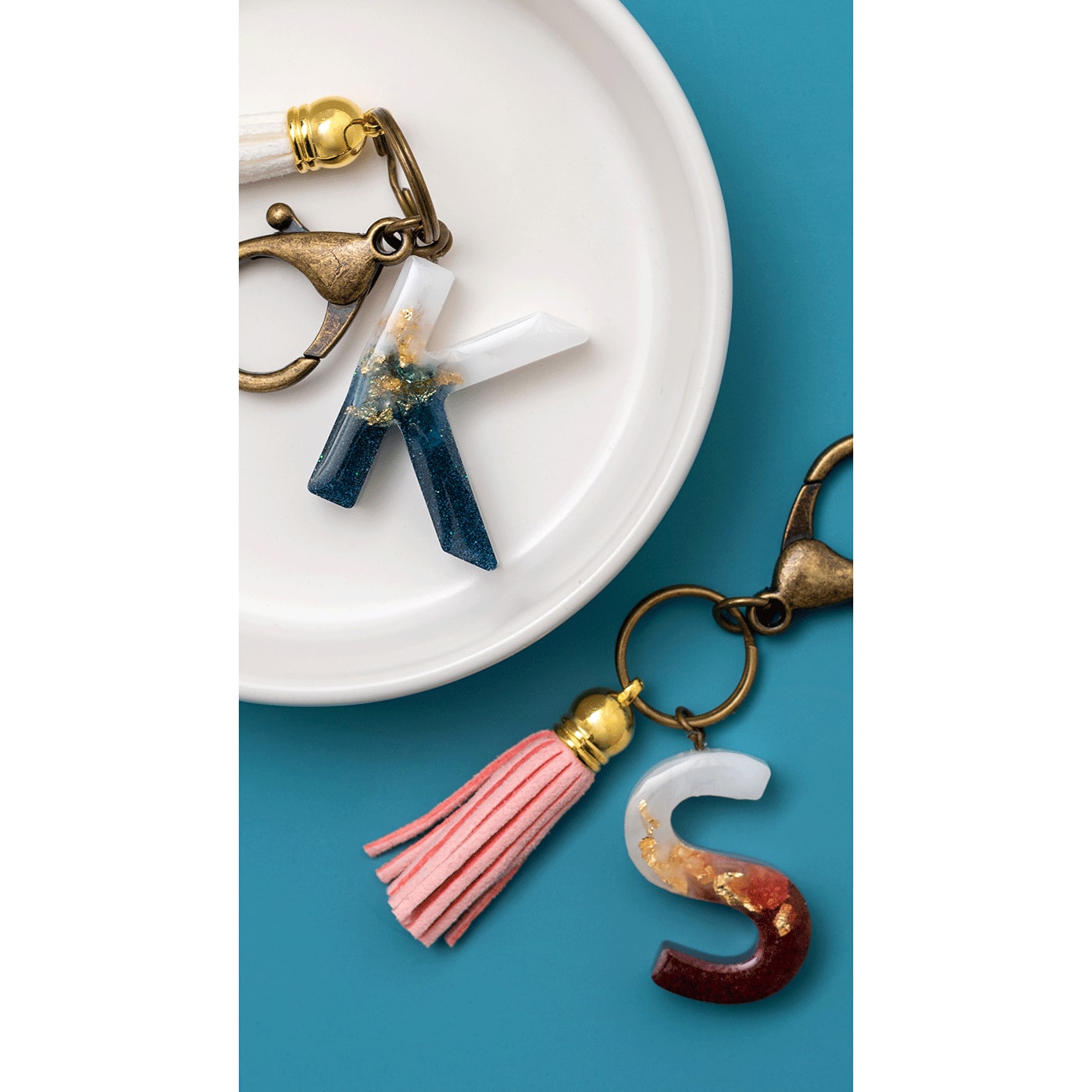 Monogram Keychain