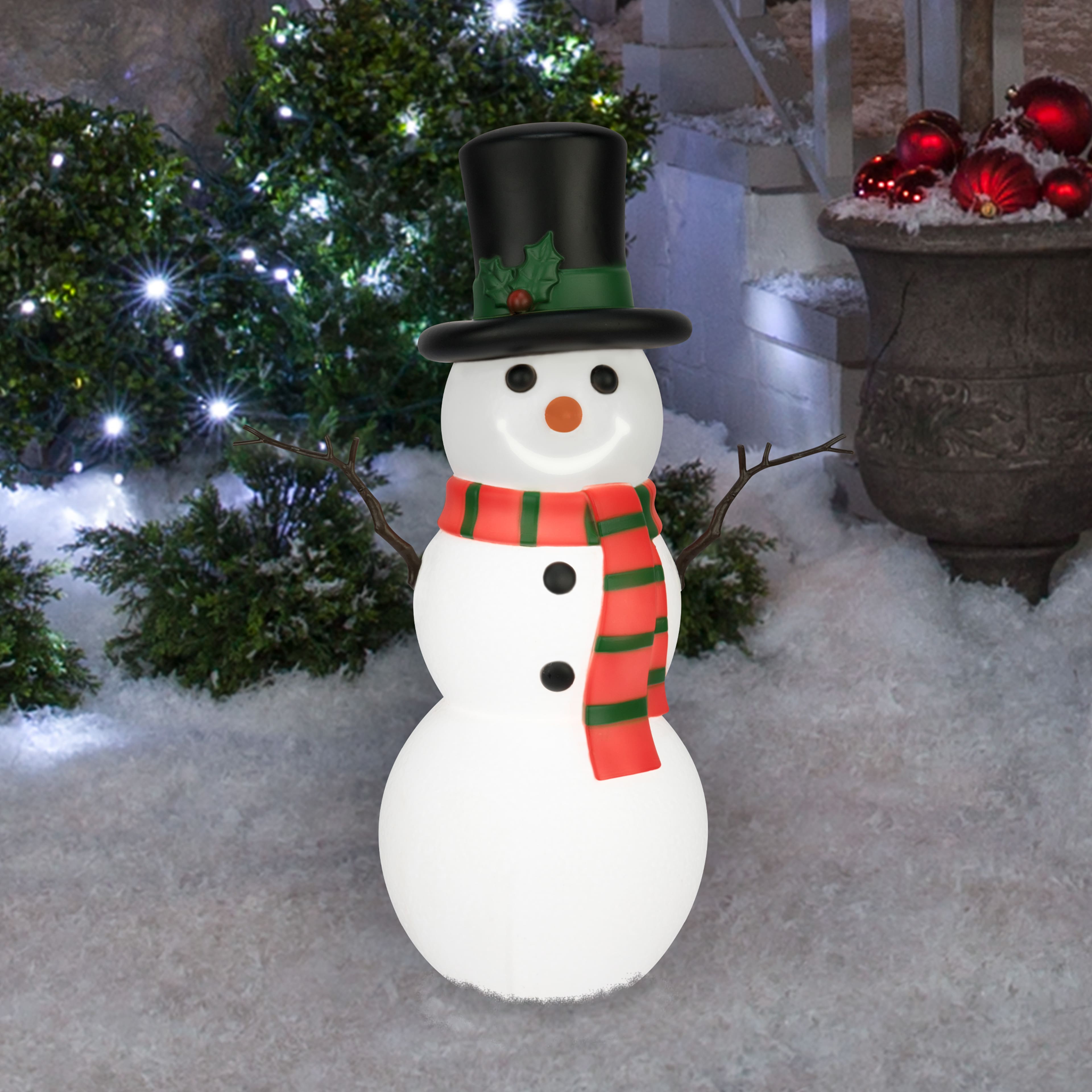24&#x22; EmoteGlow&#x2122; Lighted Snowman Blow Mold by Ashland&#xAE;