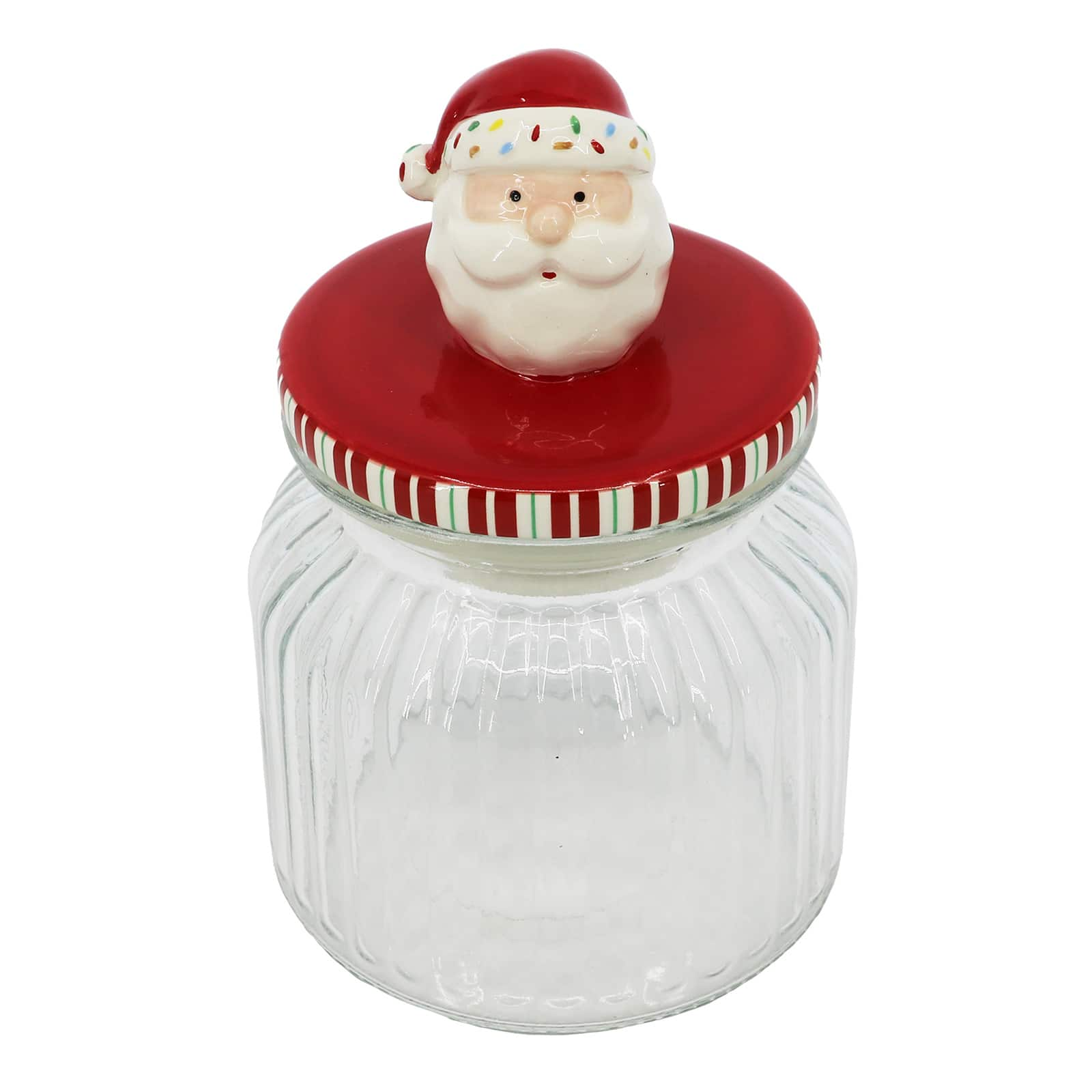 7&#x22; Glass Container with Santa Lid by Ashland&#xAE;