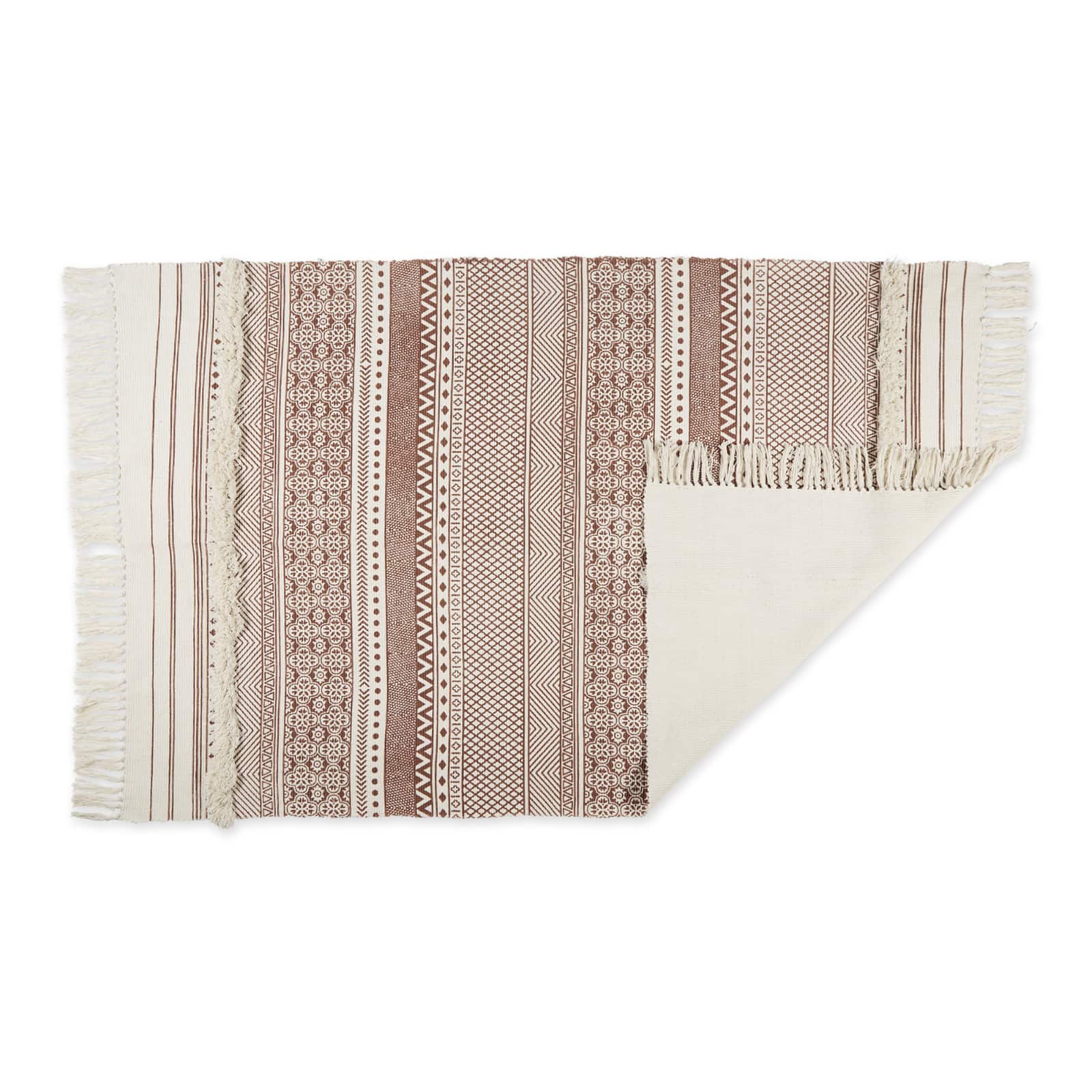 DII&#xAE; Shabby Chic Textured Hand-Loomed Shag Rug