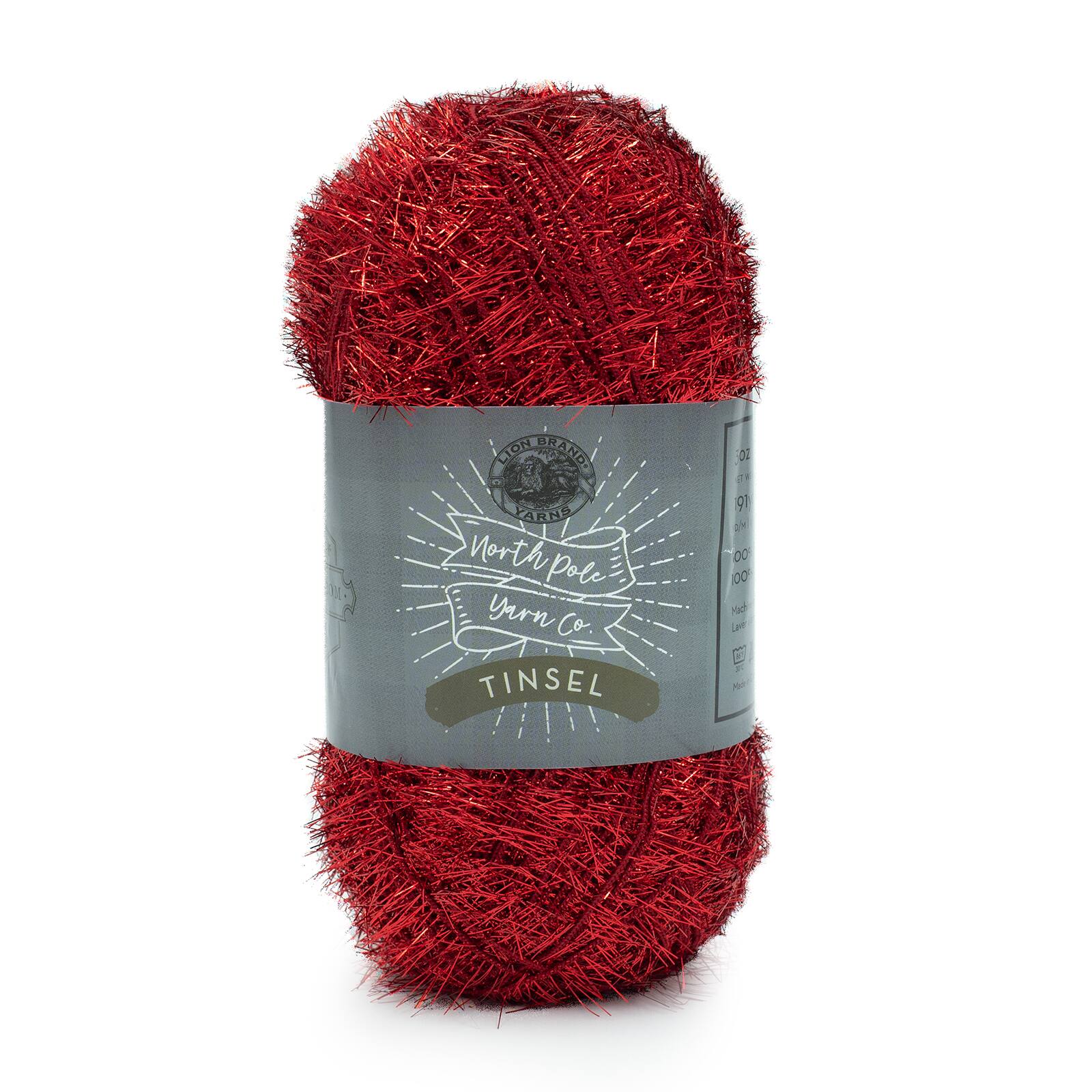 3 Pack Lion Brand® North Pole Yarn Co. Tinsel Yarn