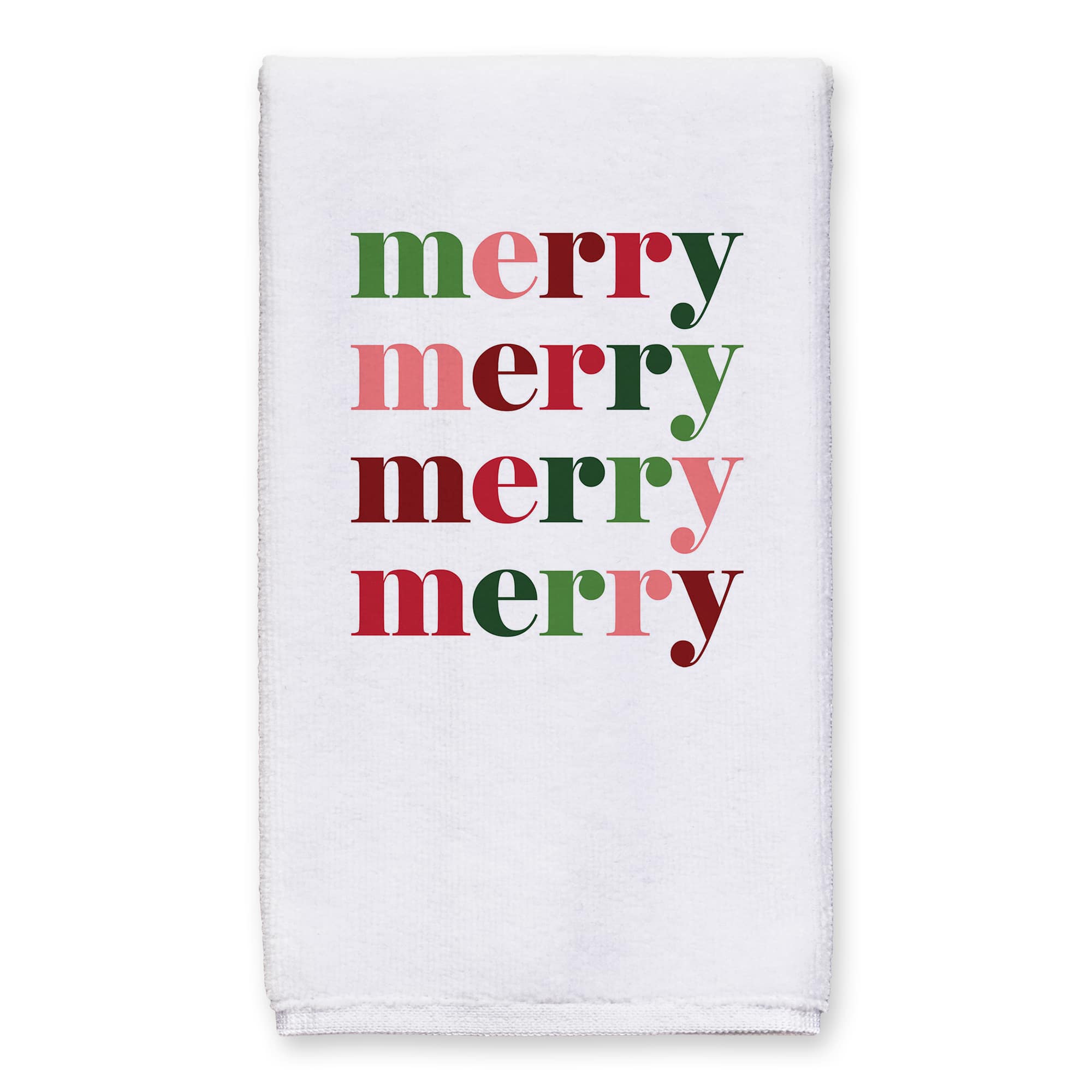 Colorful Merry Tea Towels - Set of 2