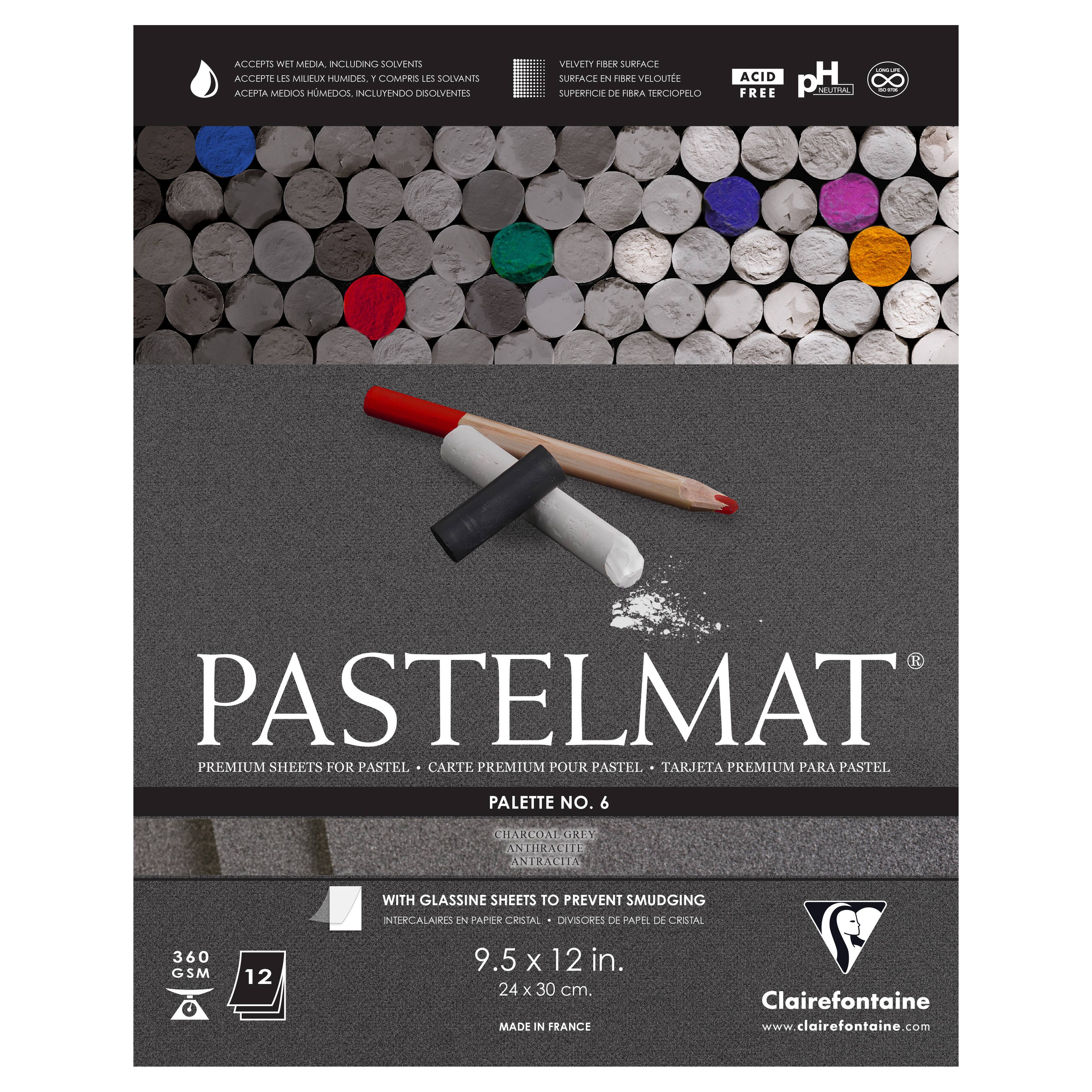 Clairefontaine Pastelmat® Premium Paper Pad, 9 x 12