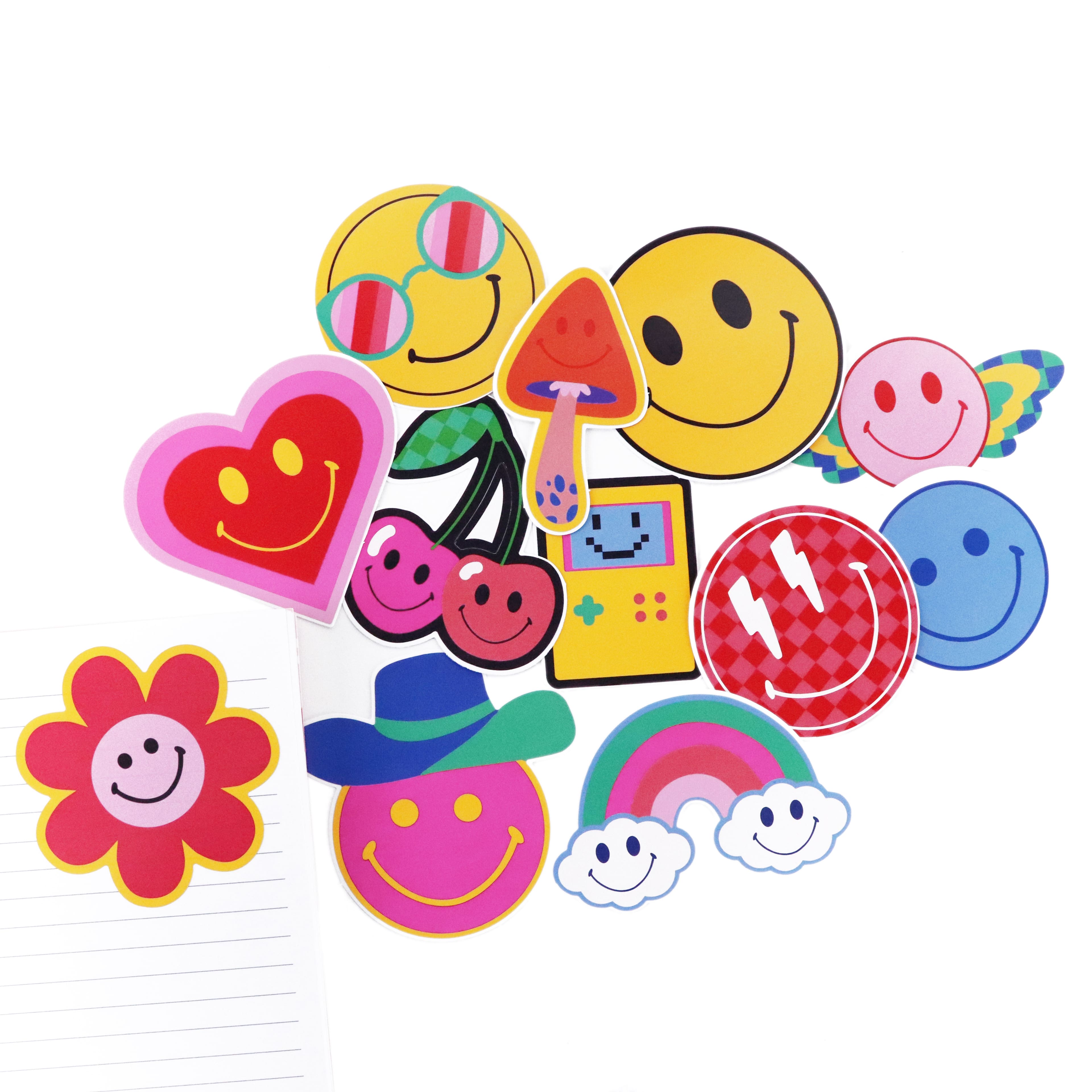 Smiley Face Vinyl Die-Cut Stickers by Recollections&#x2122;
