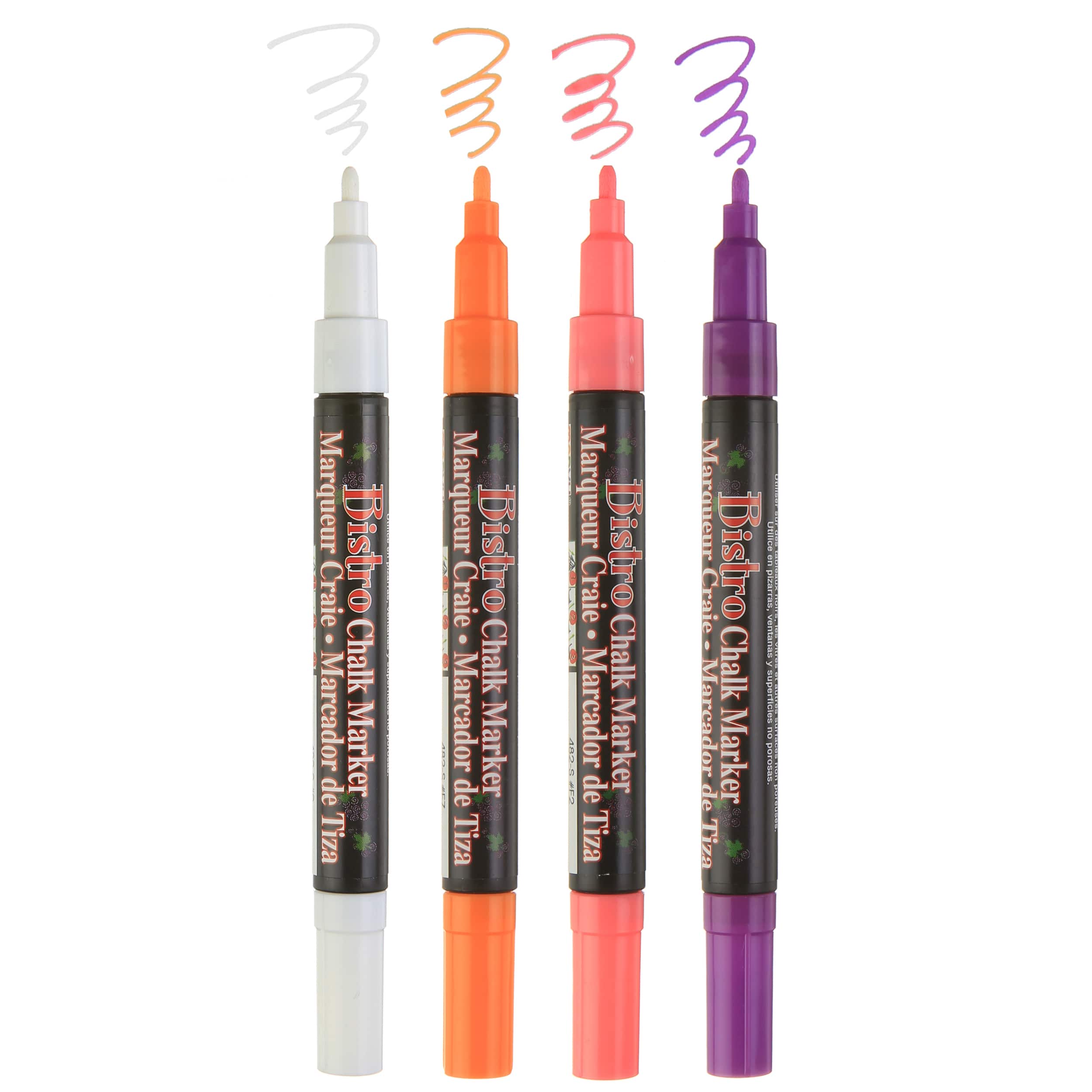 6 Packs: 4 ct. (24 total) Marvy® Uchida Bistro Fine Point Fluorescent 1 Chalk Markers