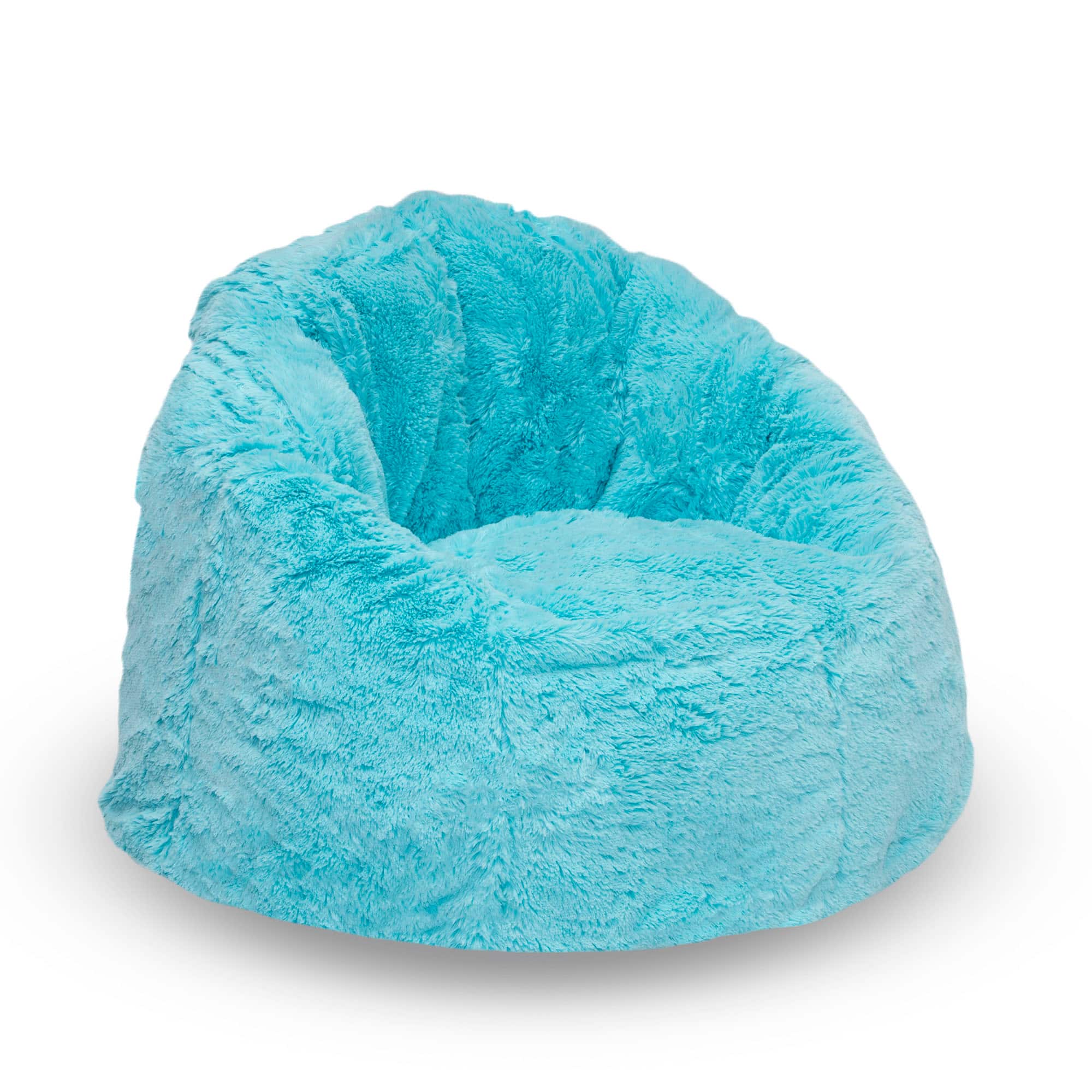 Teal best sale fluffy chair