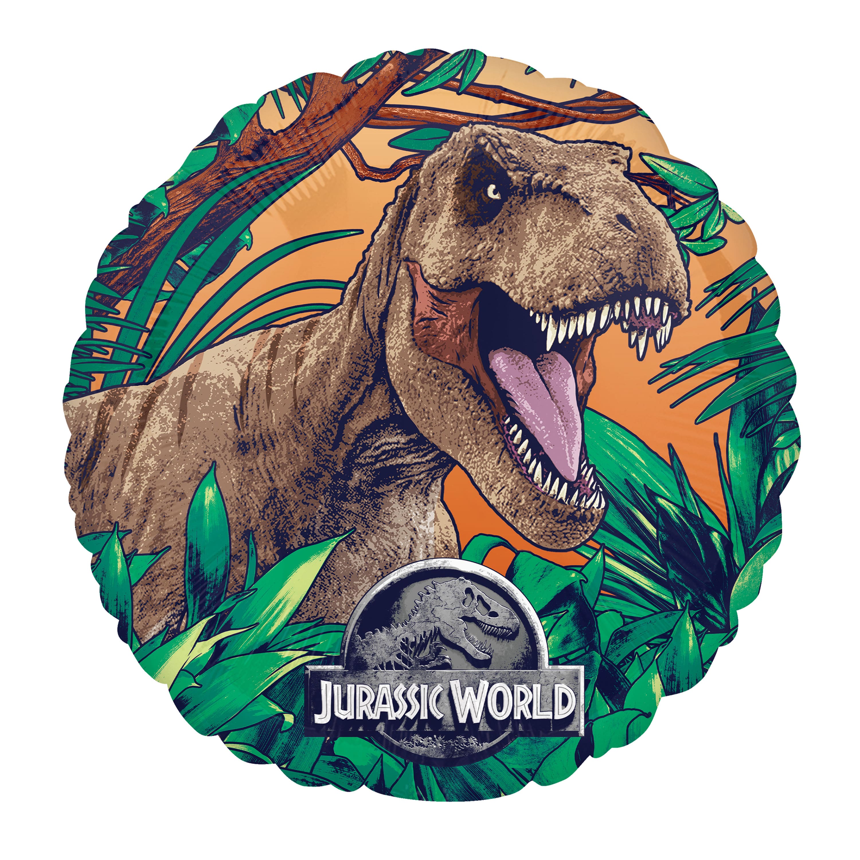 18&#x22; Double-Sided Jurassic World Foil Balloon