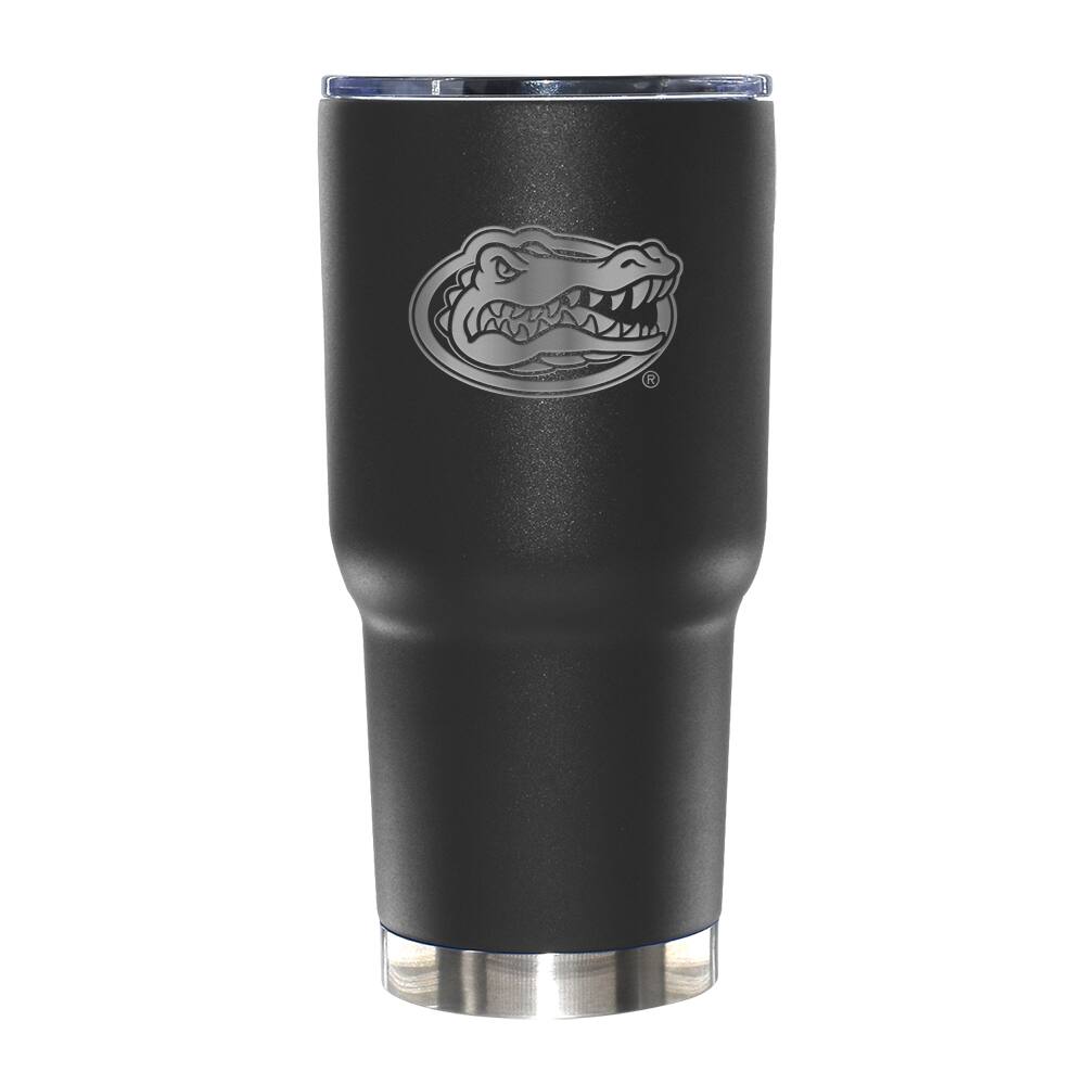 The Memory Company NCAA 30oz. Black Tumbler with Etched Logo