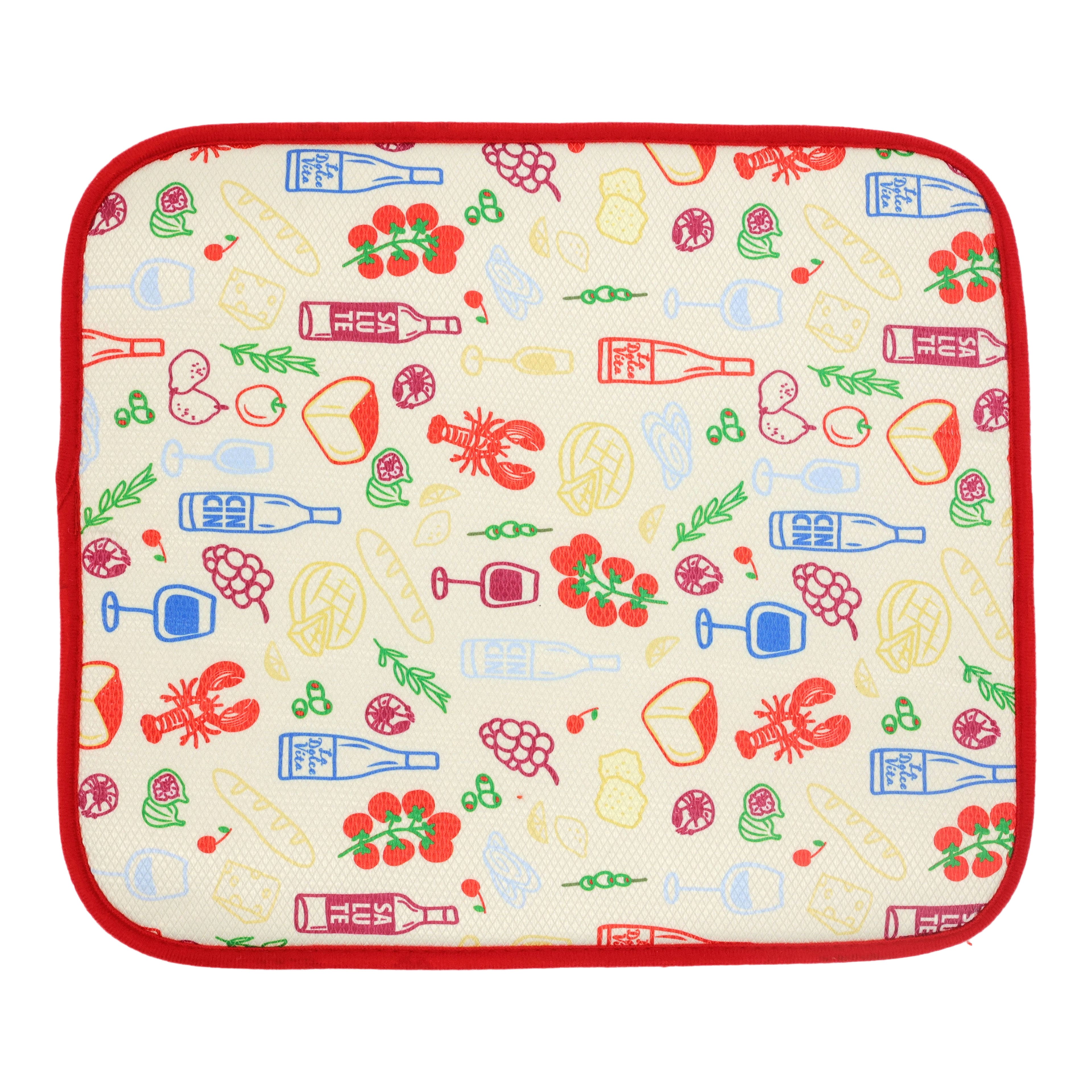 15&#x22; Fall Dish Drying Mat by Fab Finds