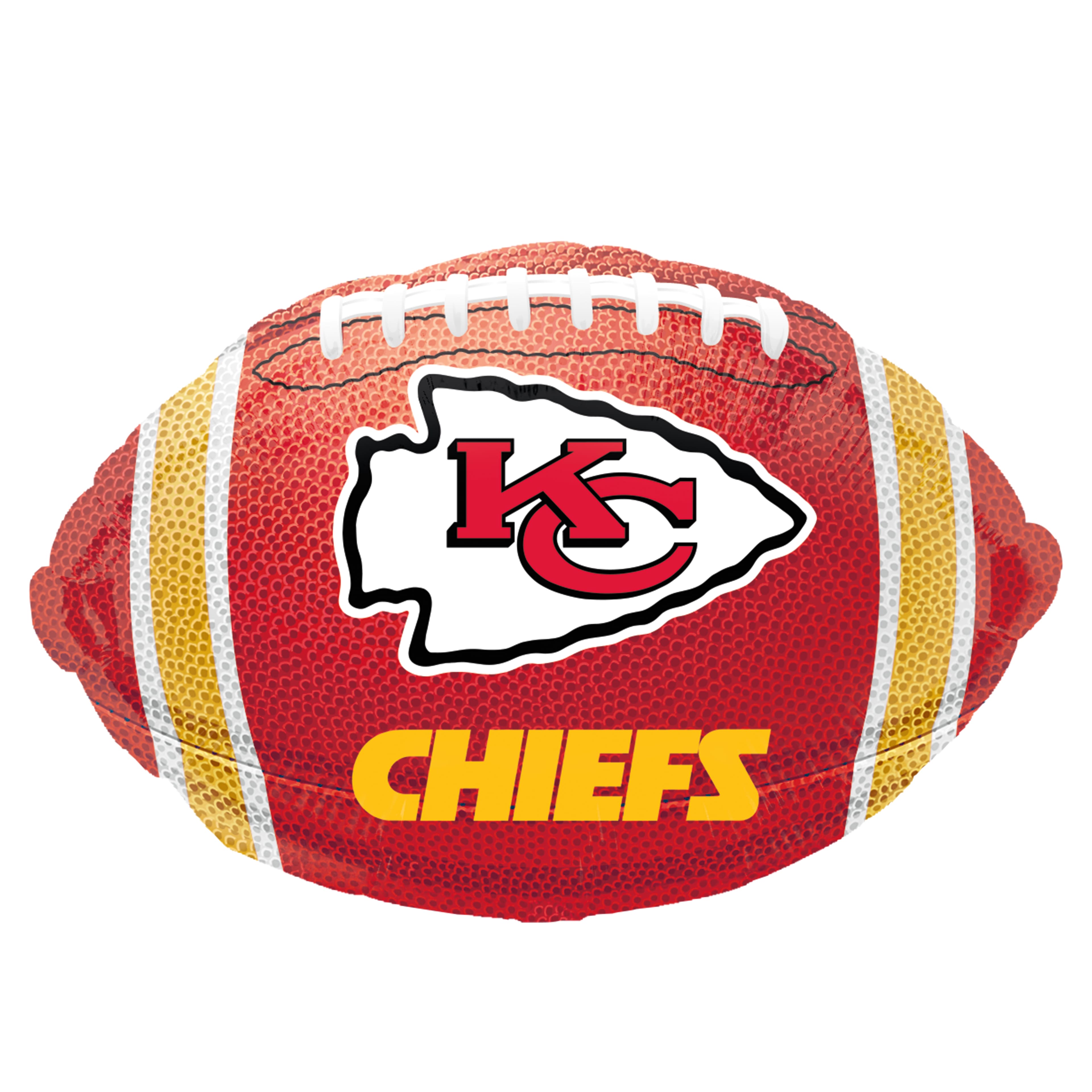 17&#x22; Kansas City Chiefs Football Foil Balloon