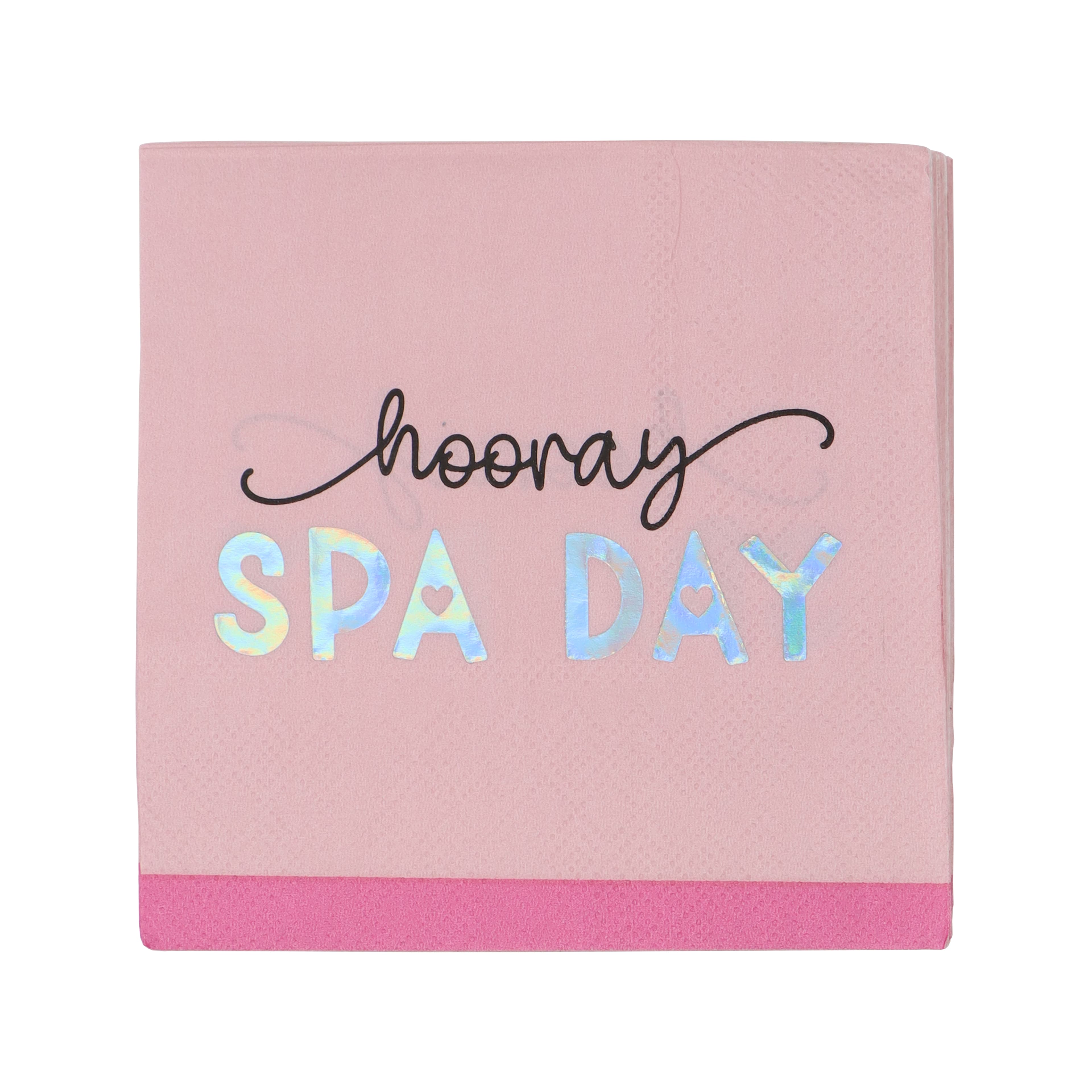 24 Packs: 20 ct. (480 total) Spa Day Beverage Napkins by Celebrate It™