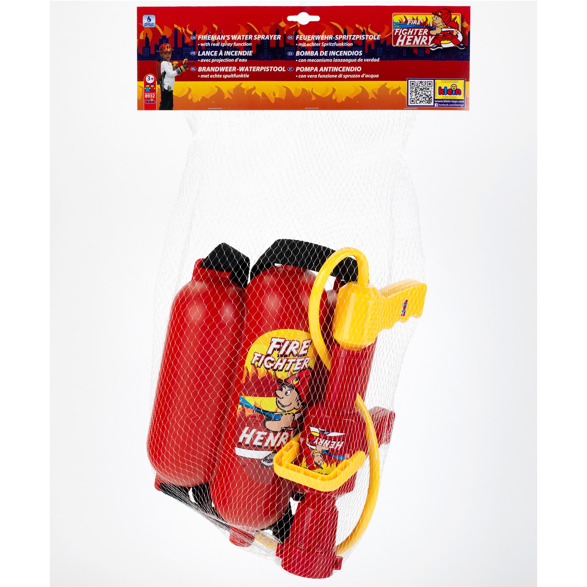 Theo Klein Firefighter Henry Fireman&#x27;s Water Sprayer Toy