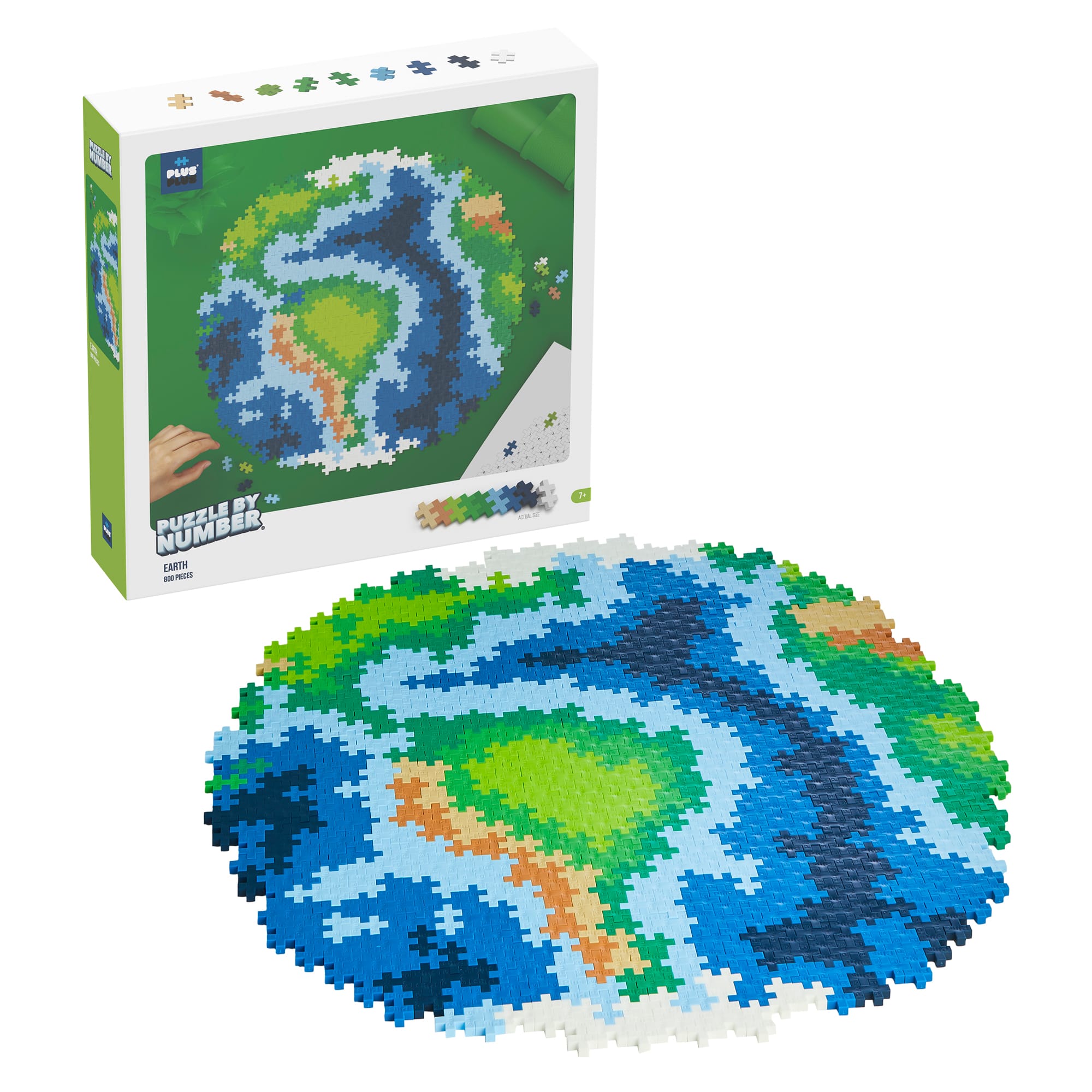 Plus-Plus&#xAE; Earth 800 Piece Puzzle by Number&#xAE;
