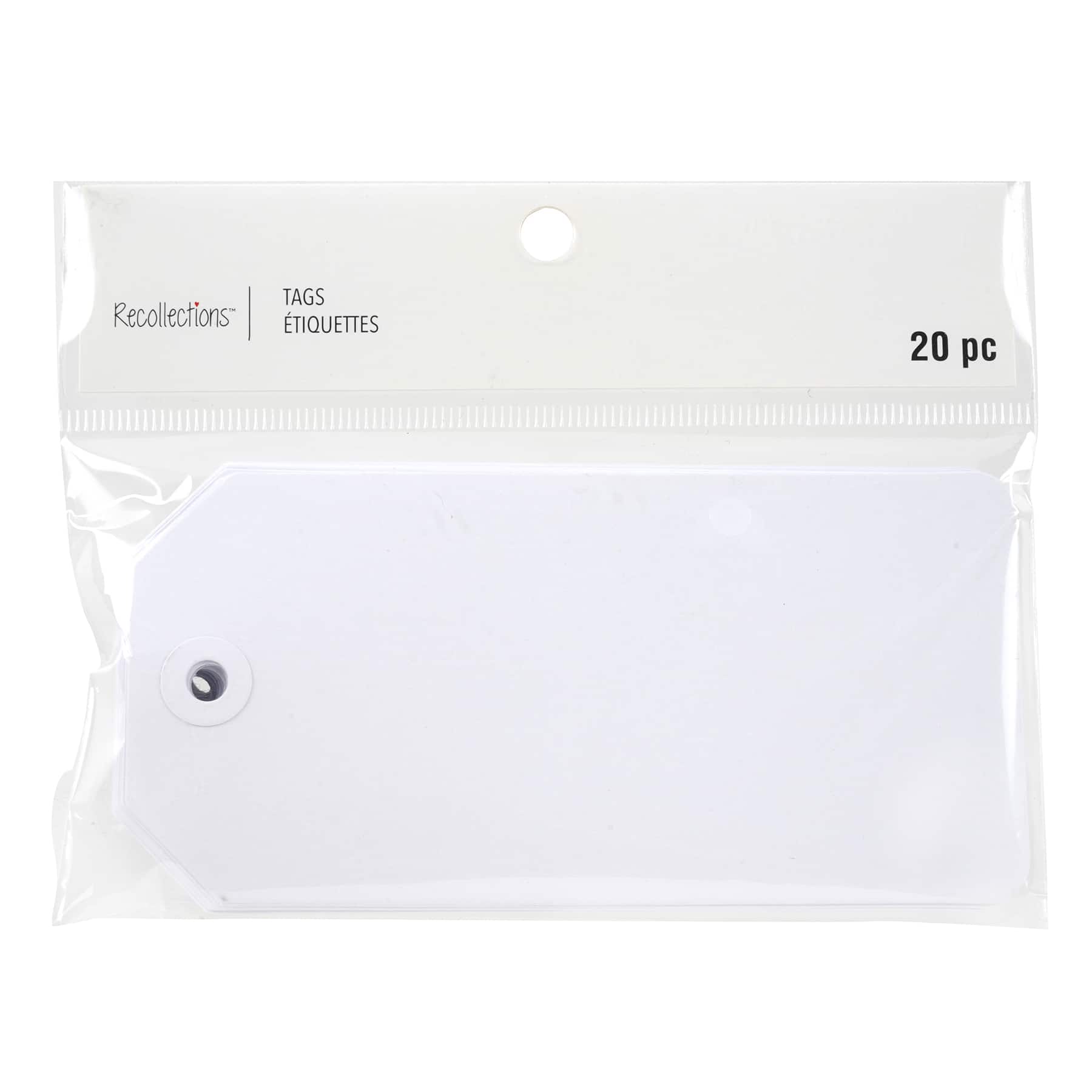 12 Packs: 12 ct. (240 total) Large White Tags by Recollections™