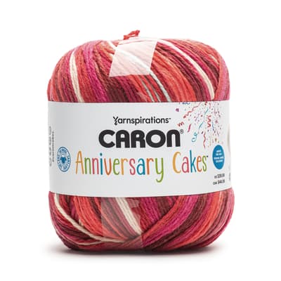 Selling lot of 2 fuchsia fusion anniversary cakes yarn