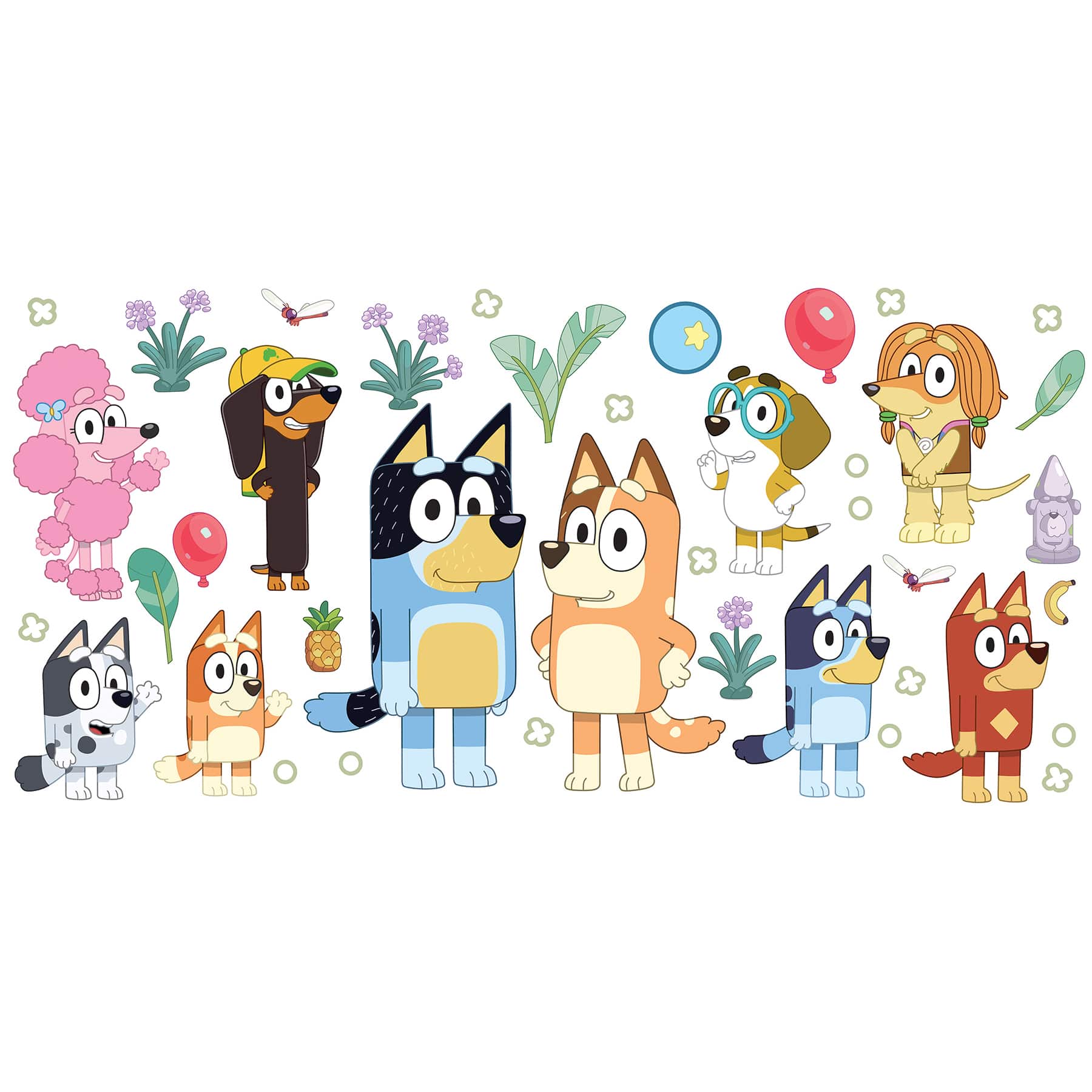 RoomMates Bluey Family and Friends Wall Decals
