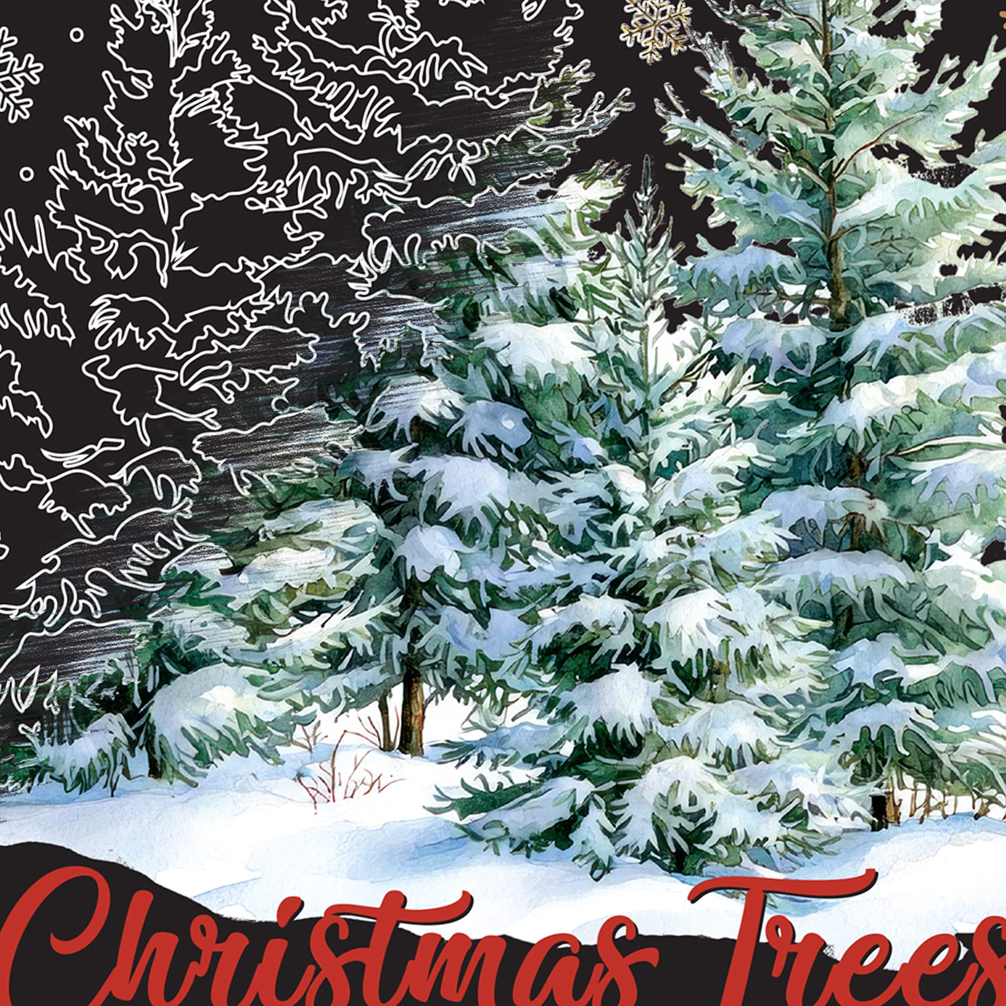 Brea Reese&#x2122; 6&#x22; x 8&#x22; Chillin&#x27; at Christmas Scratch Art Paper Pad