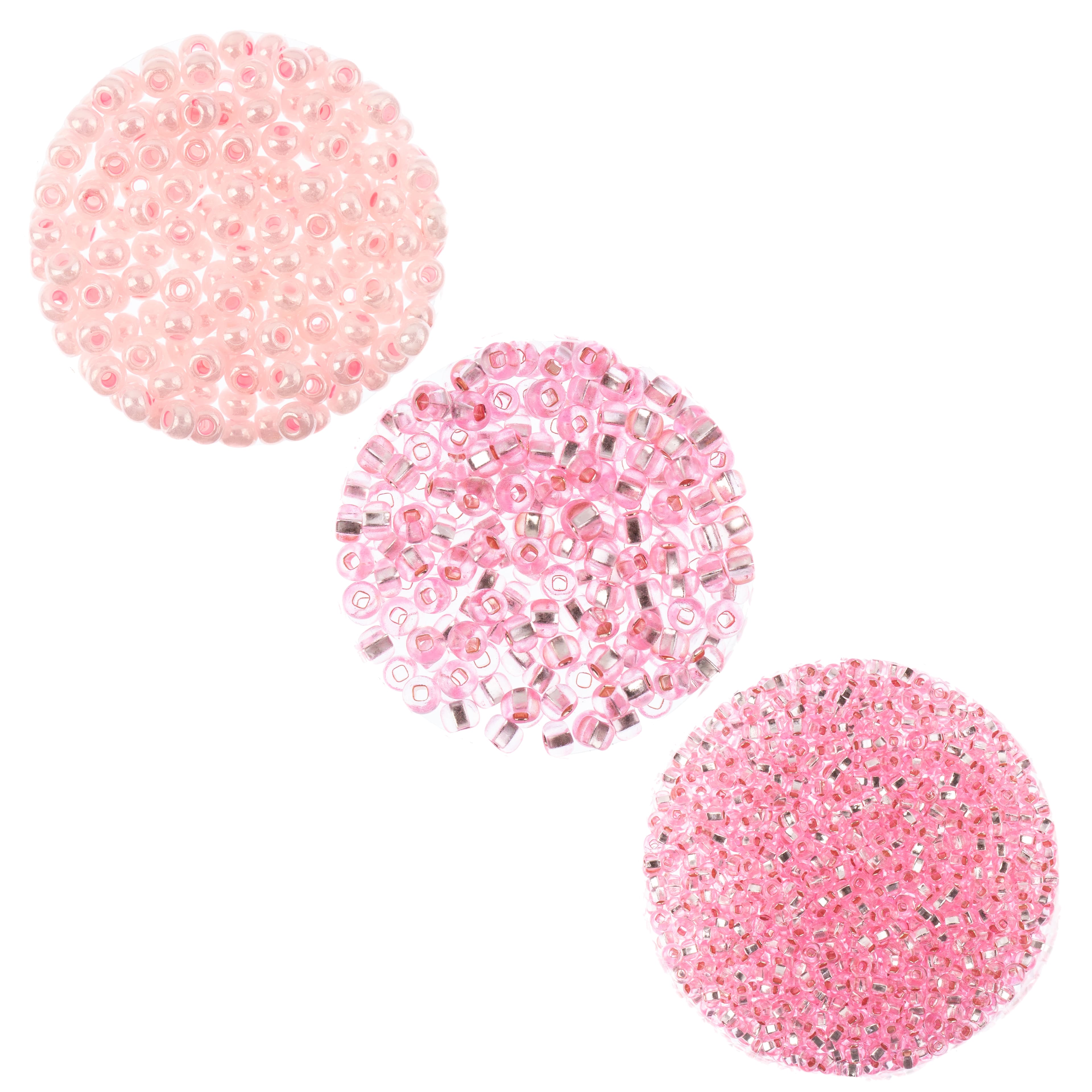 Pretty Pink Czech Seed Beads by Bead Landing&#xAE;