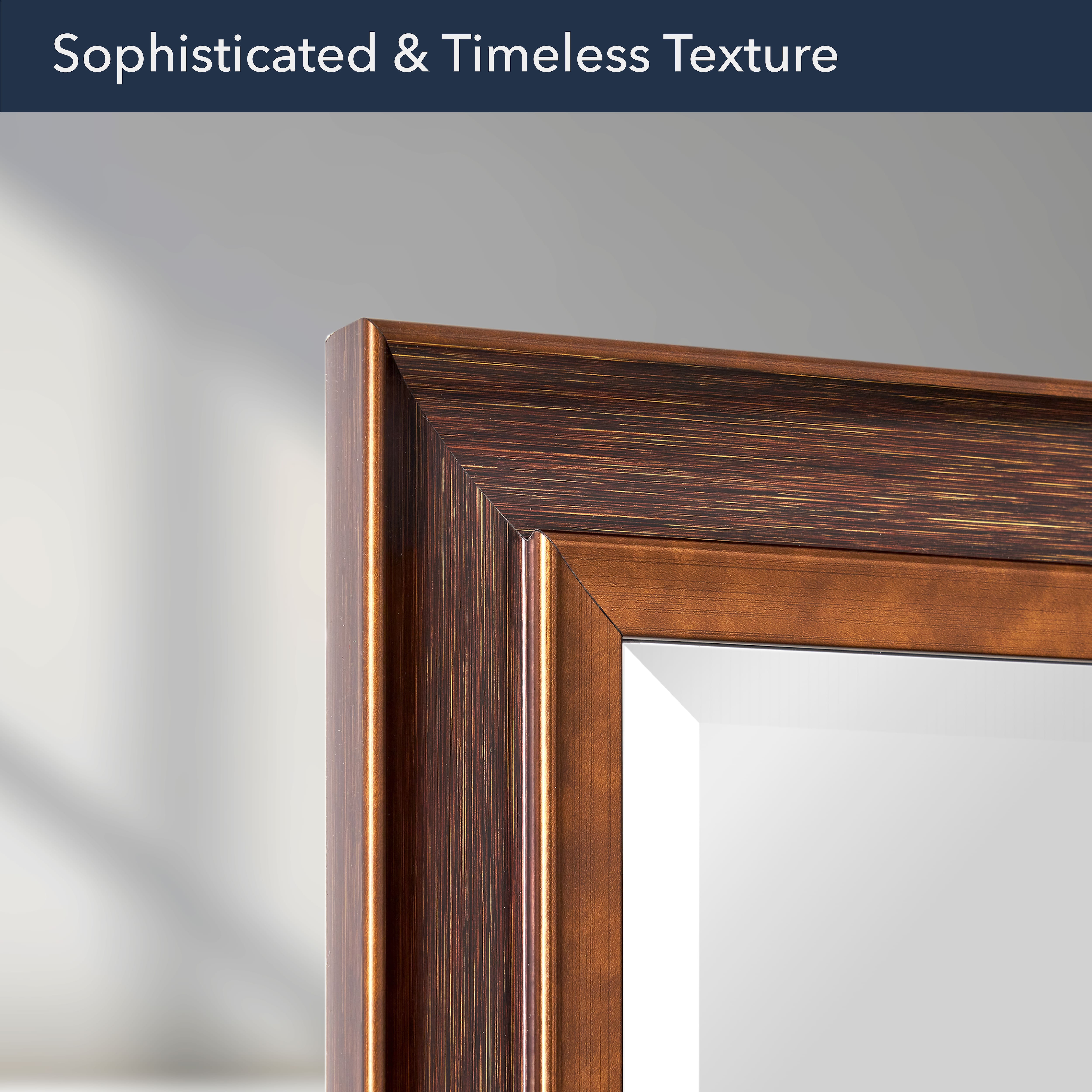Head West&#xAE; Oil Rubbed Bronze Rectangular Framed Vanity Wall Mirror