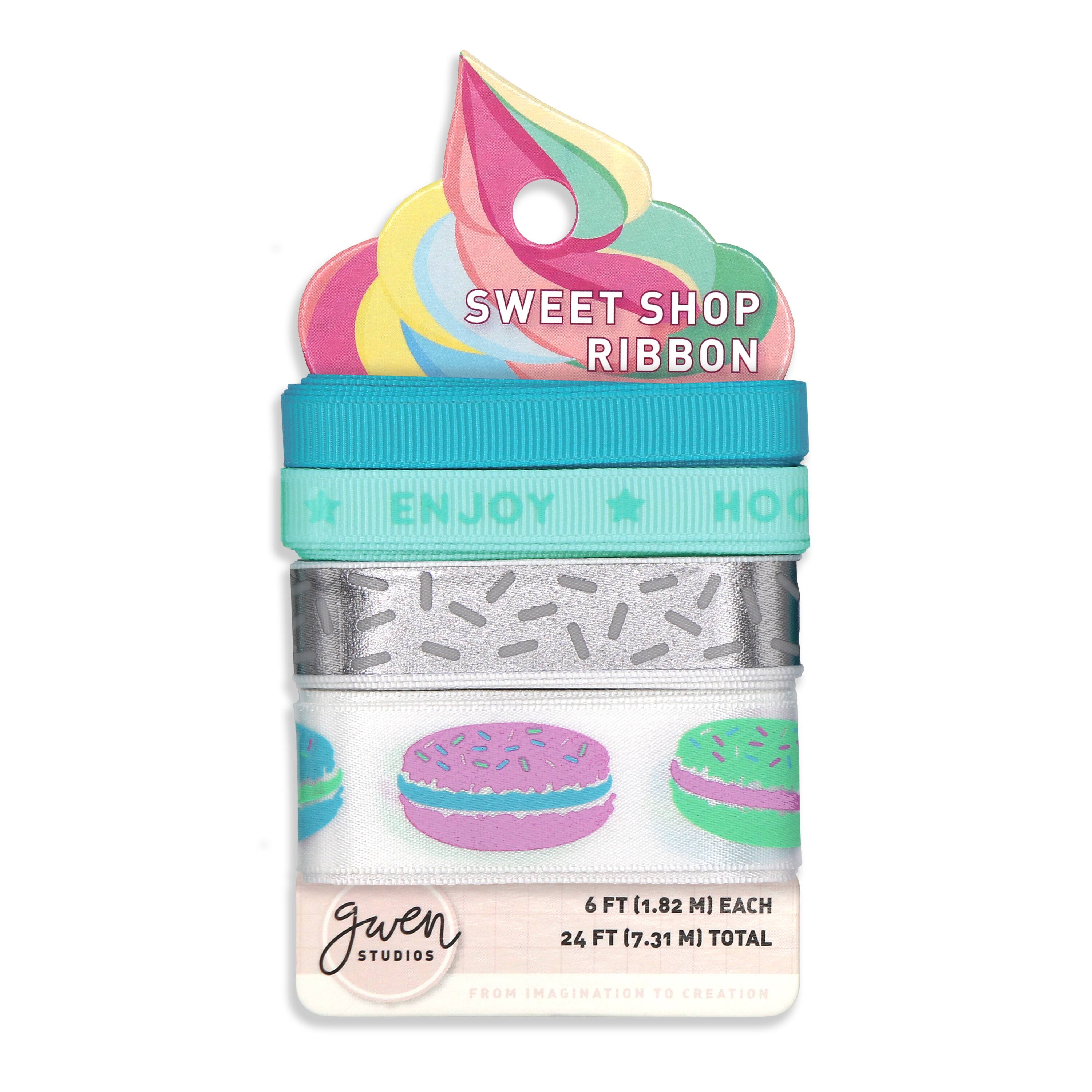 Gwen Studios Macarons Printed Ribbon Pack