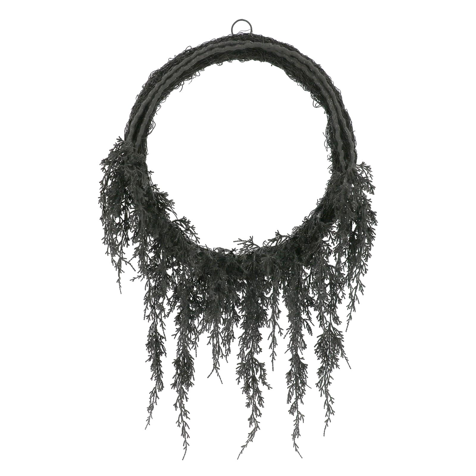 20" Black Cypress Wreath by Ashland®