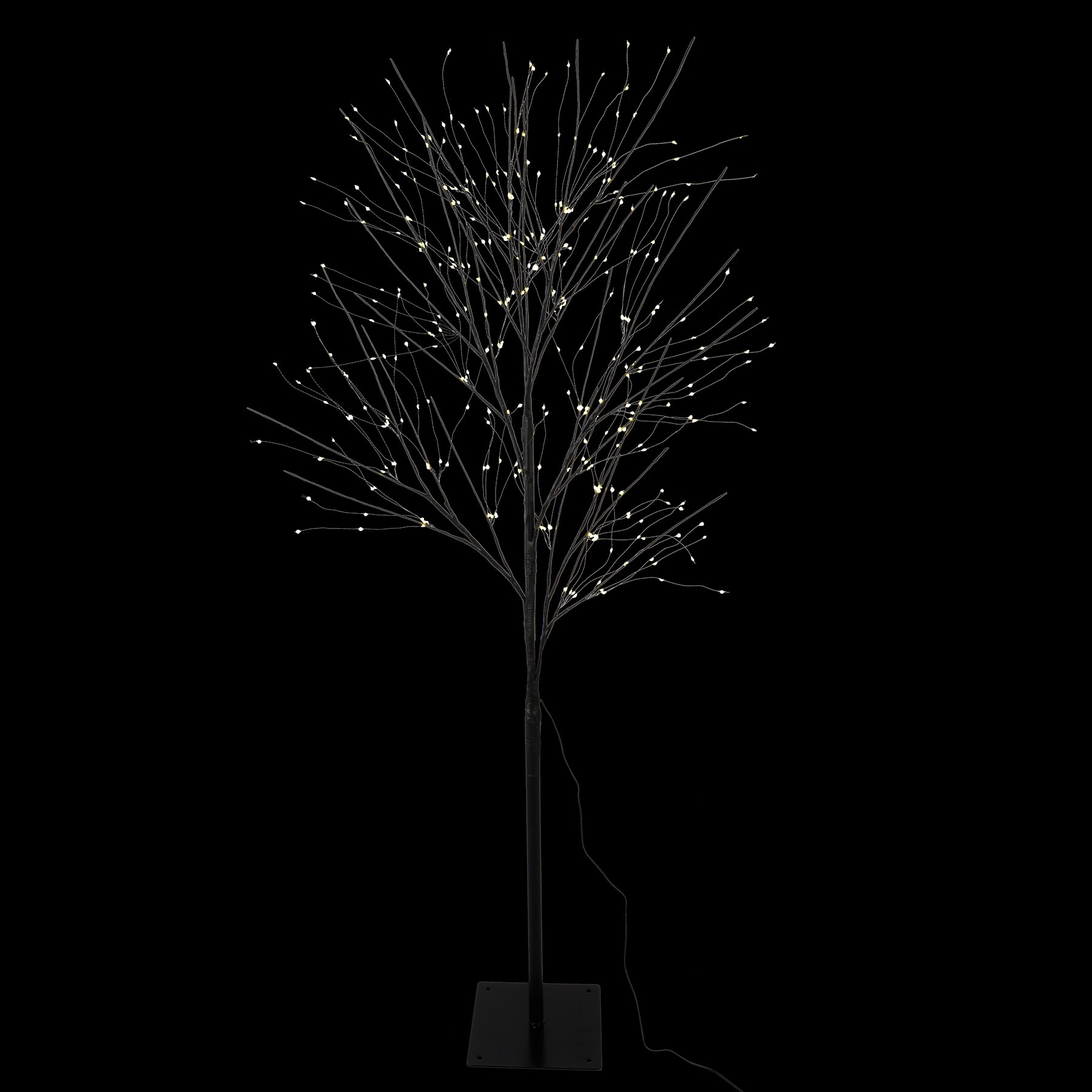 4ft. Warm White LED Lighted Black Birch Tree by Ashland®