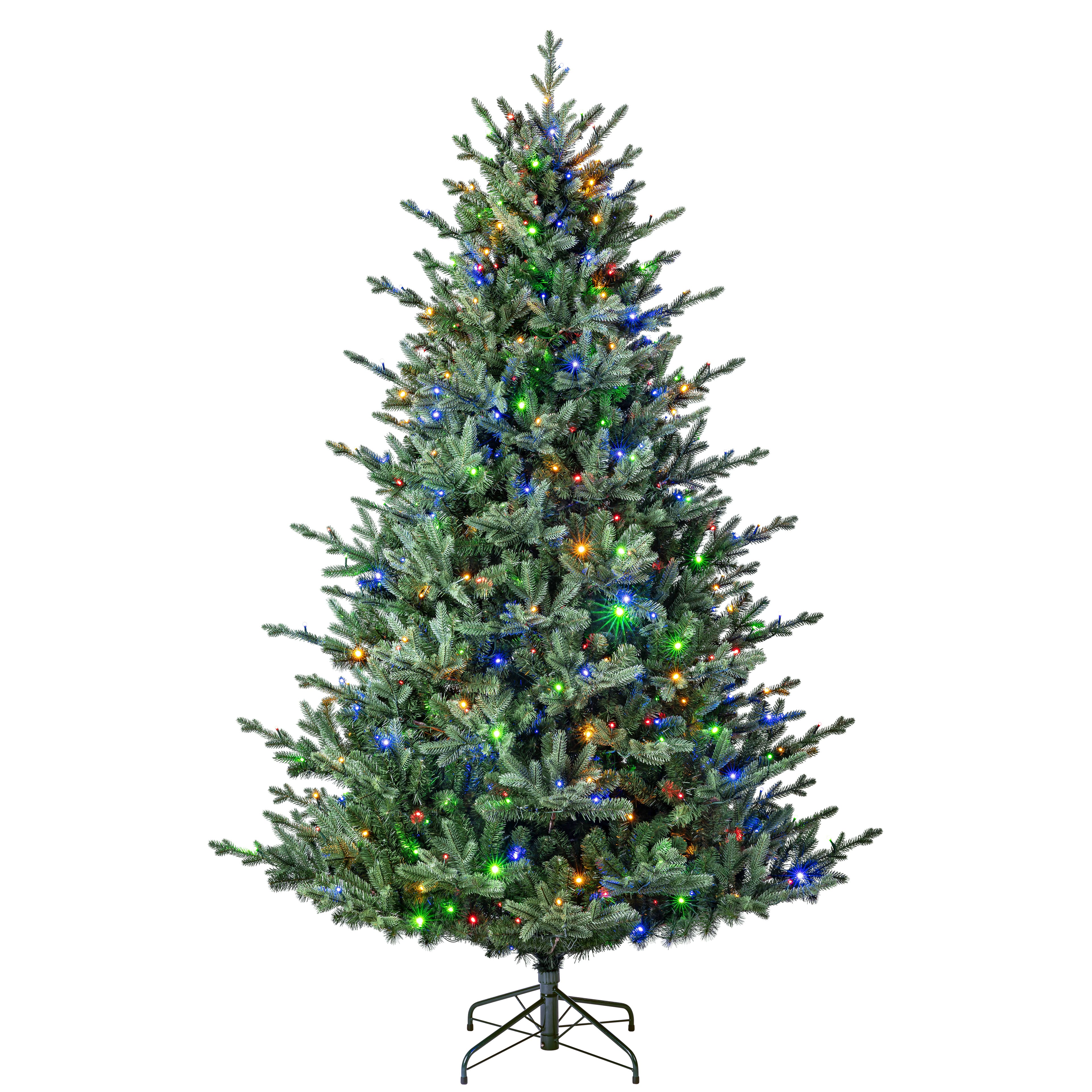 7.5ft. Pre-Lit Collins Fir Artificial Christmas Tree, Color Changing Mini LED Lights by Ashland&#xAE;