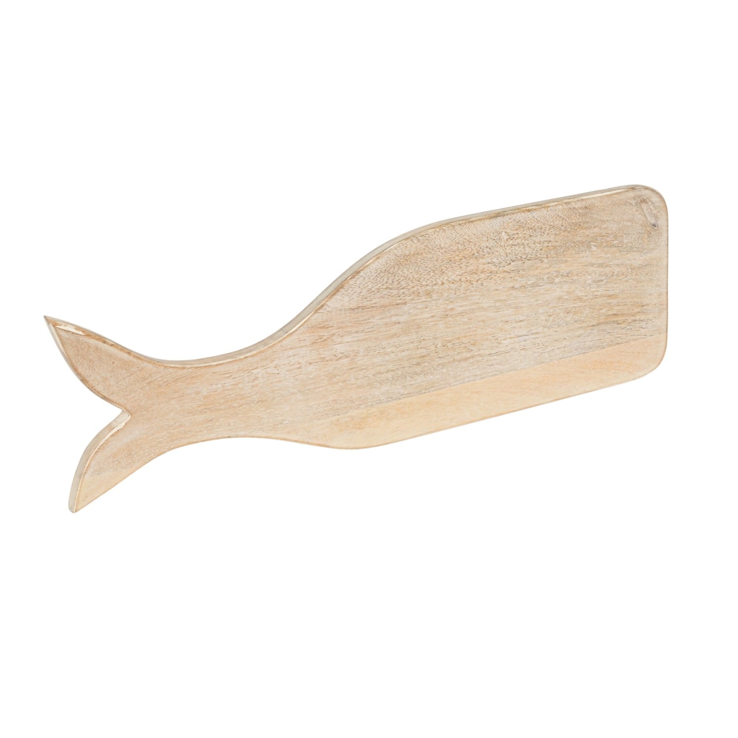 Hello Honey® 20.25" Natural Whale Shaped Acacia & Mango Wood Cheese & Cutting Board