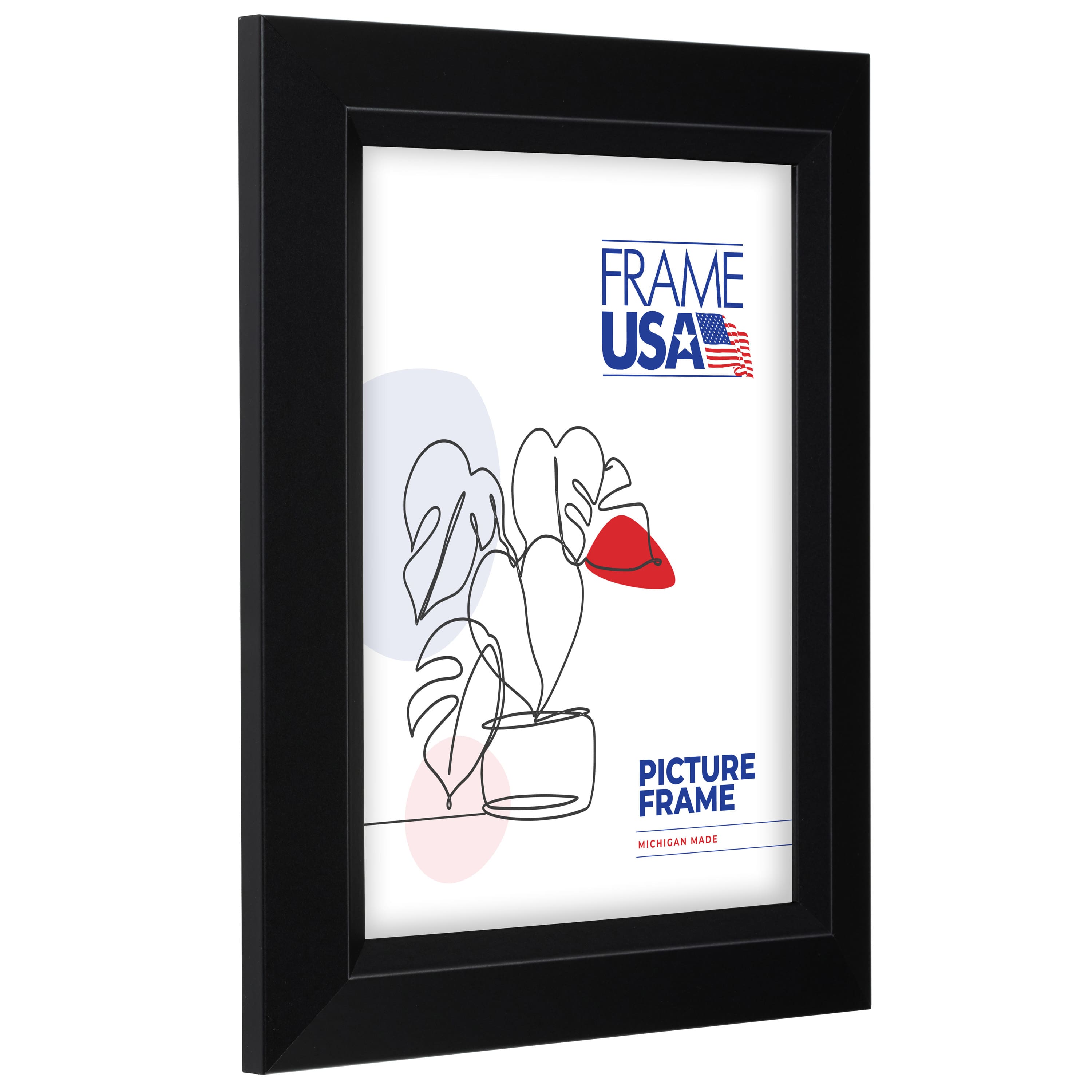 Frame USA Budget Saver Black Single Image Picture Frame