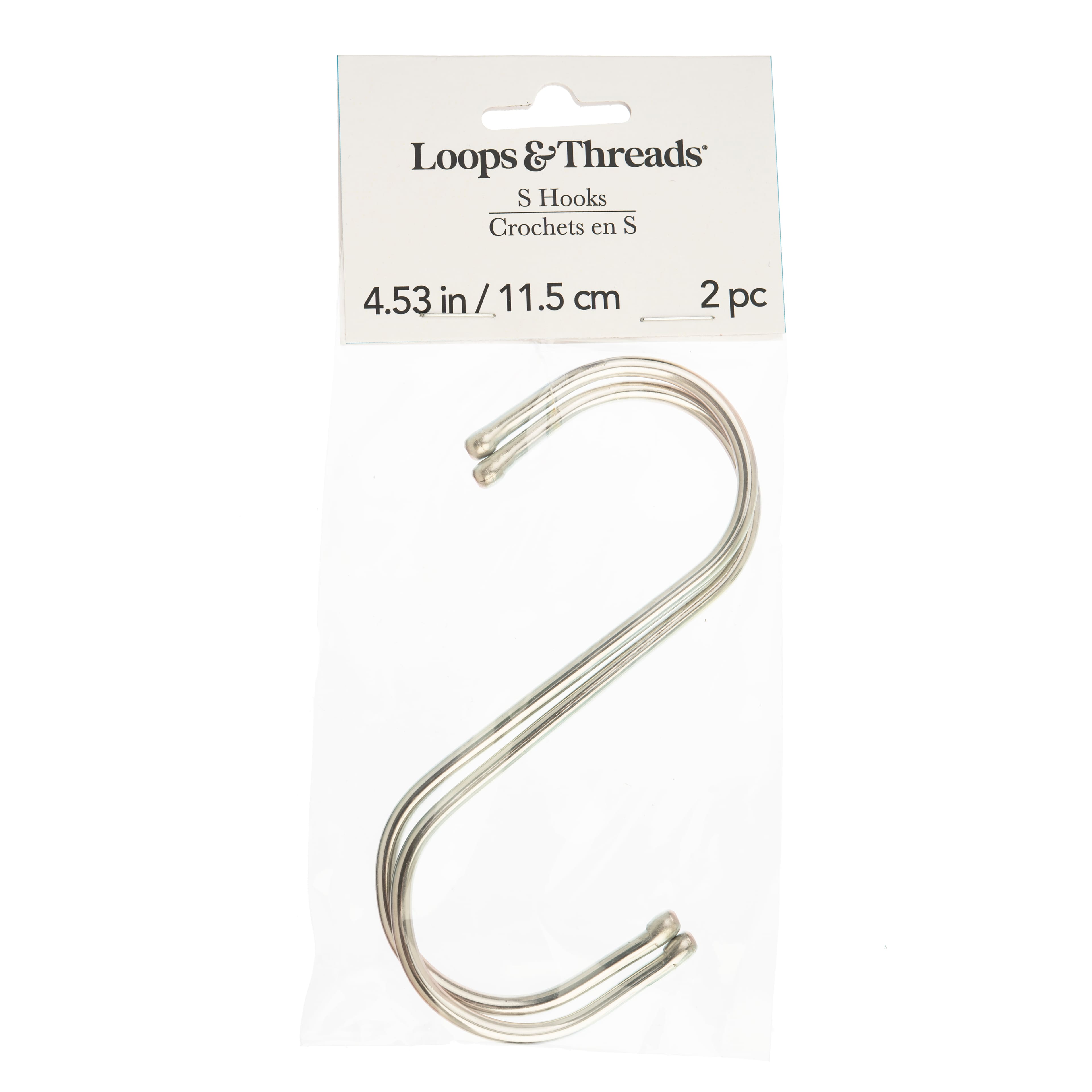 4.5&#x22; Macram&#xE9; S Hooks, 2ct. by Loops &#x26; Threads&#xAE;