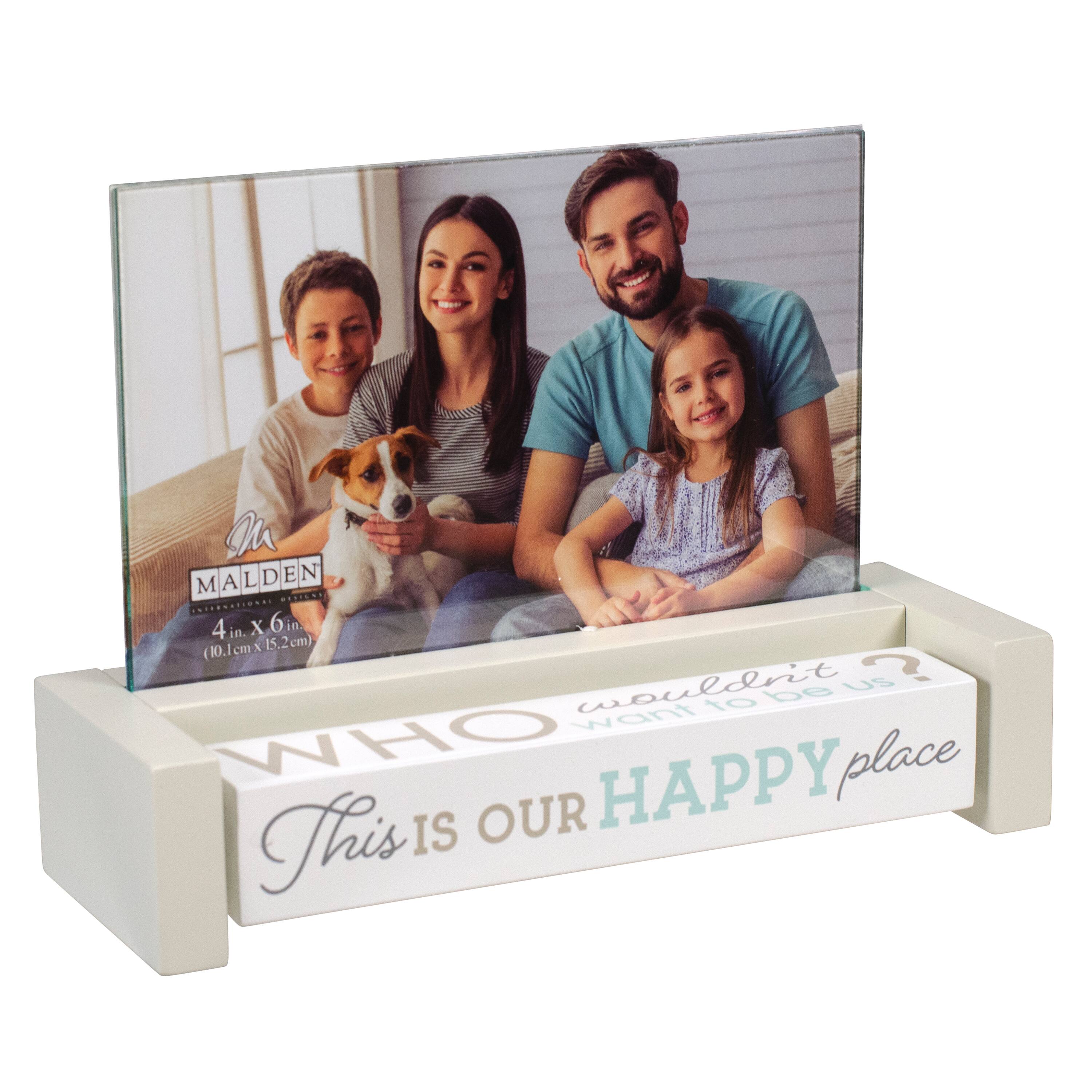Malden International Designs Family 4&#x22; x 6&#x22; Spin Quote Frame