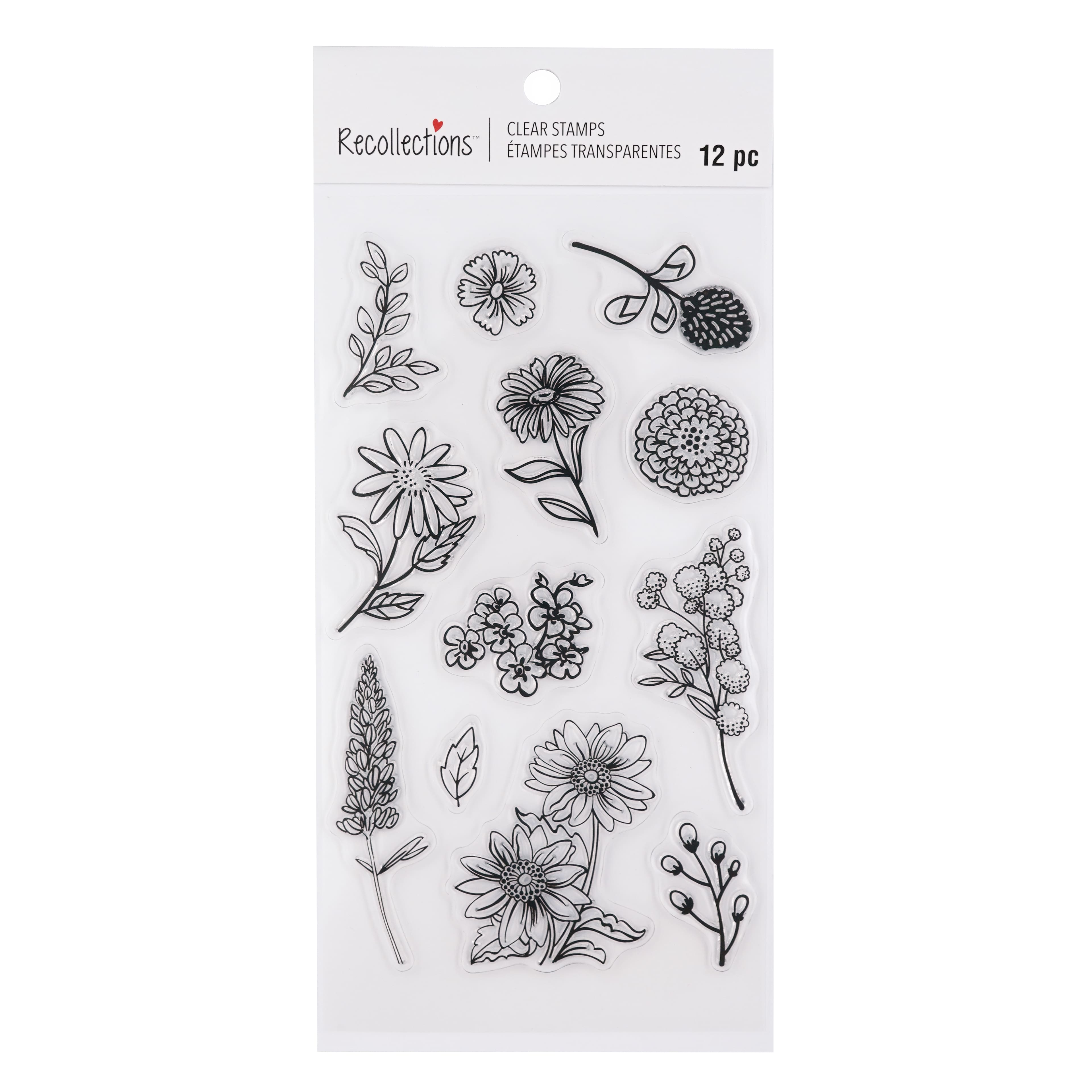Flowers Clear Stamp Set by Recollections&#x2122;