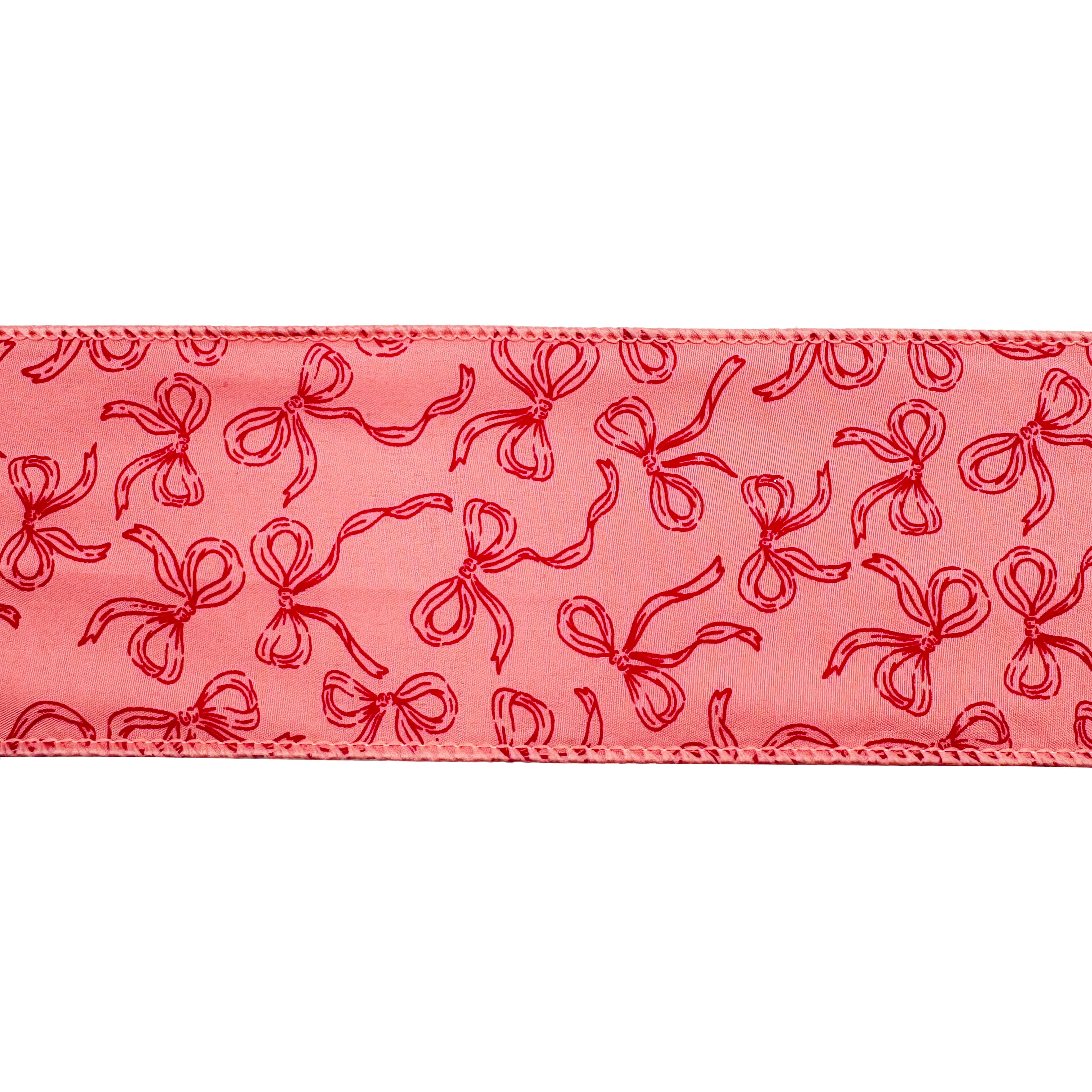 2.5&#x22; x 20ft. Holly Jolly Bows Wired Ribbon by Celebrate It&#xAE;