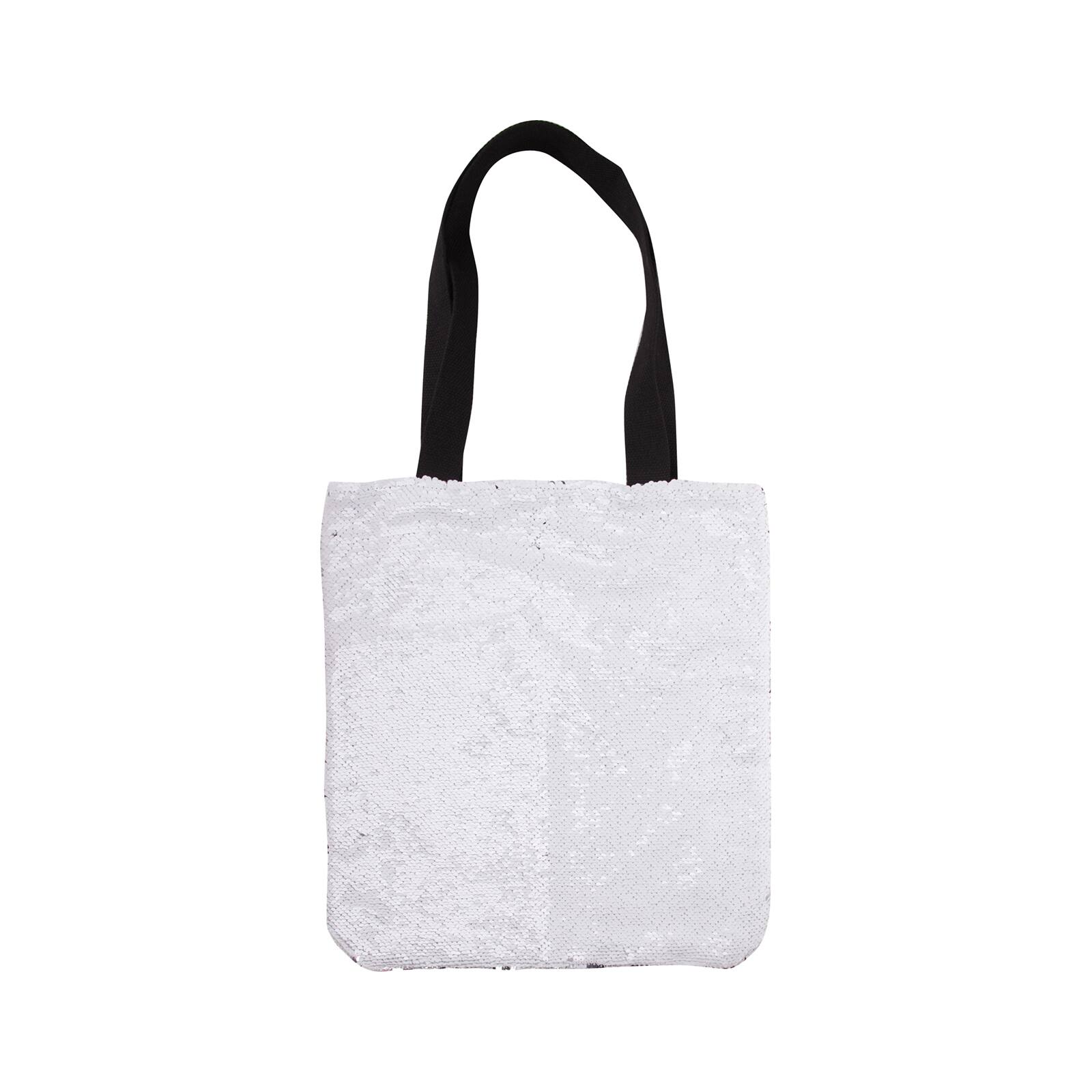Craft Express 2ct. Sublimation Sequin Tote Bags