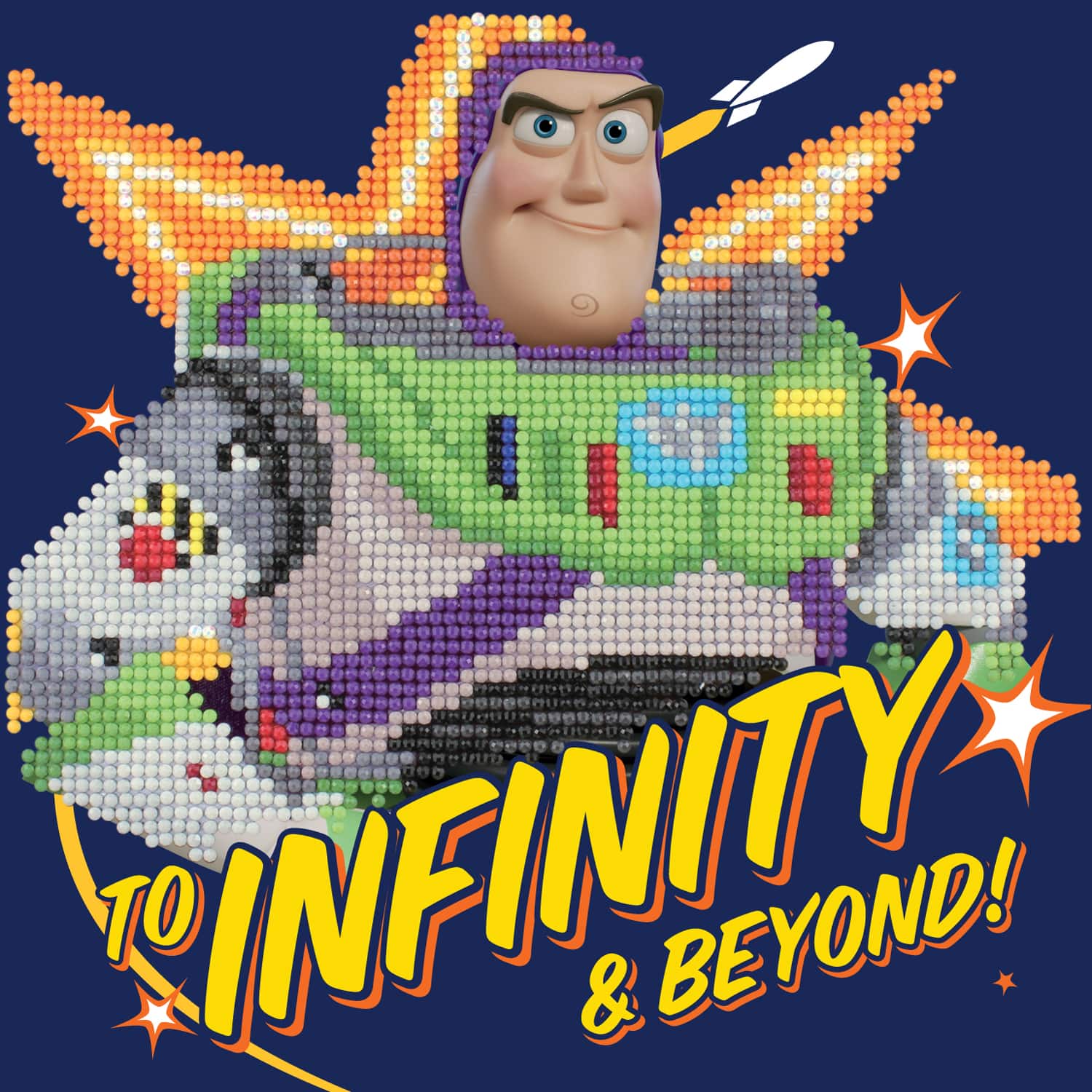Camelot&#xAE; Dots Toy Story Buzz To Infinity &#x26; Beyond Diamond Painting Kit