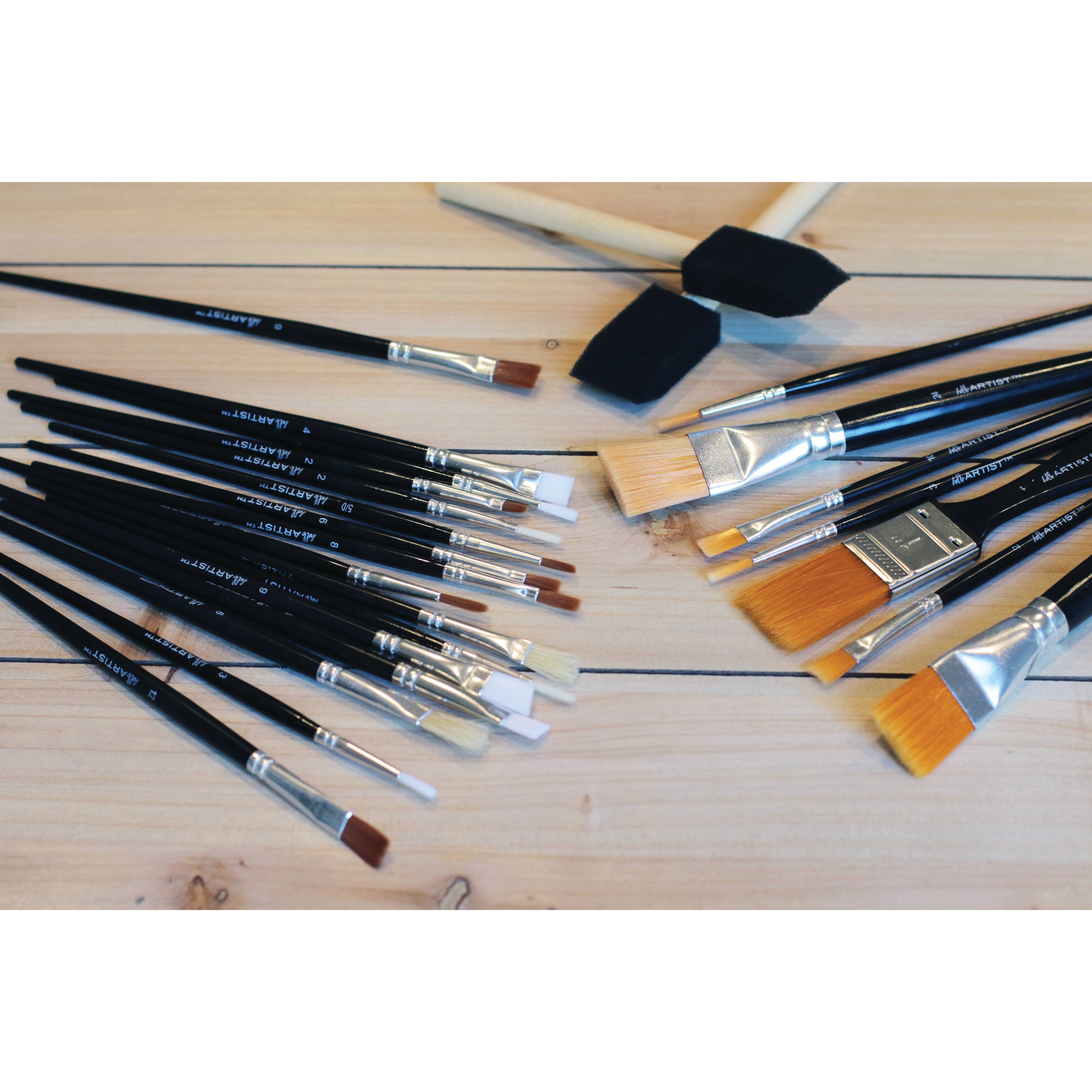 Hello, Artist! 25 Piece Craft Brush Value Pack