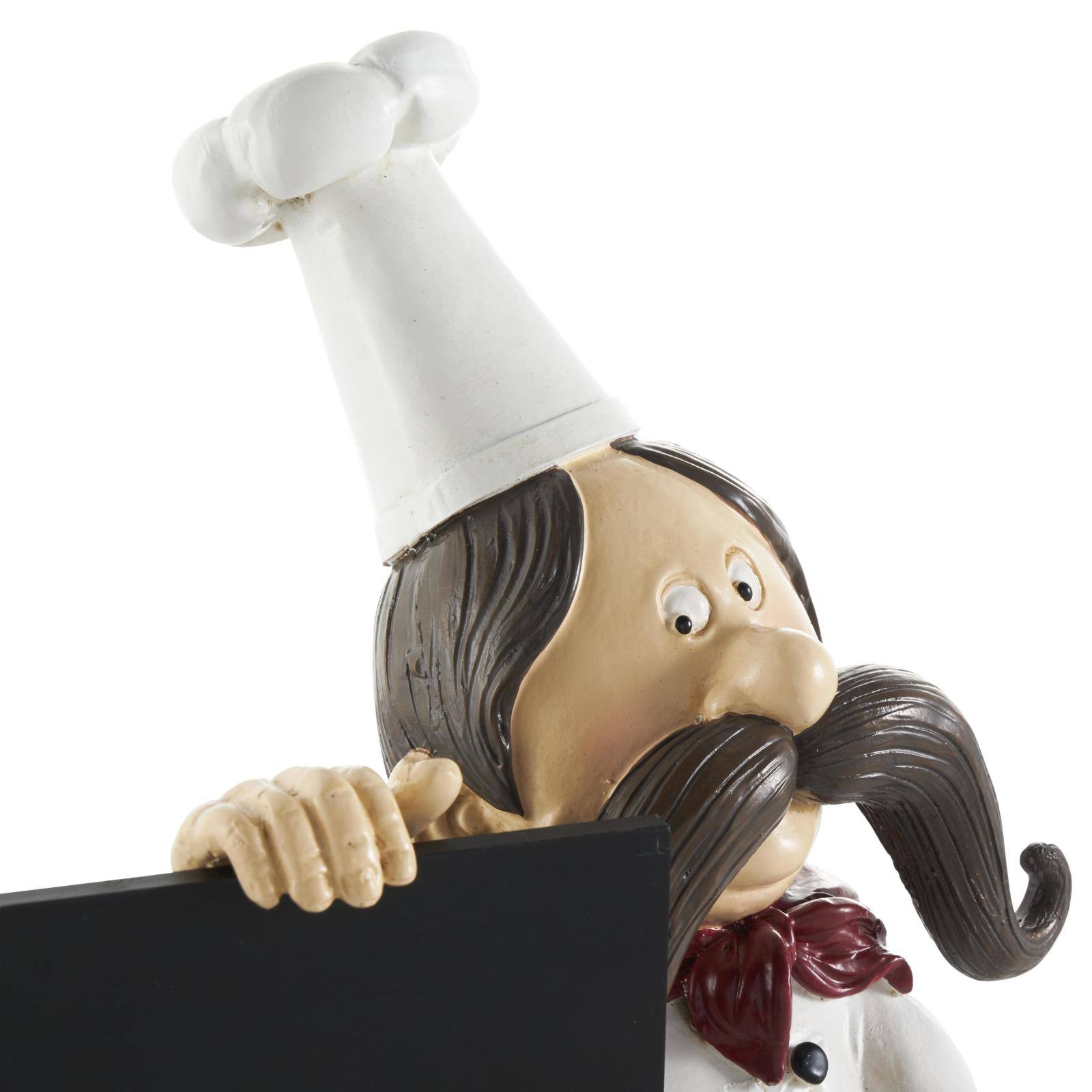 12.75" Chef Sculpture with Black Chalkboard