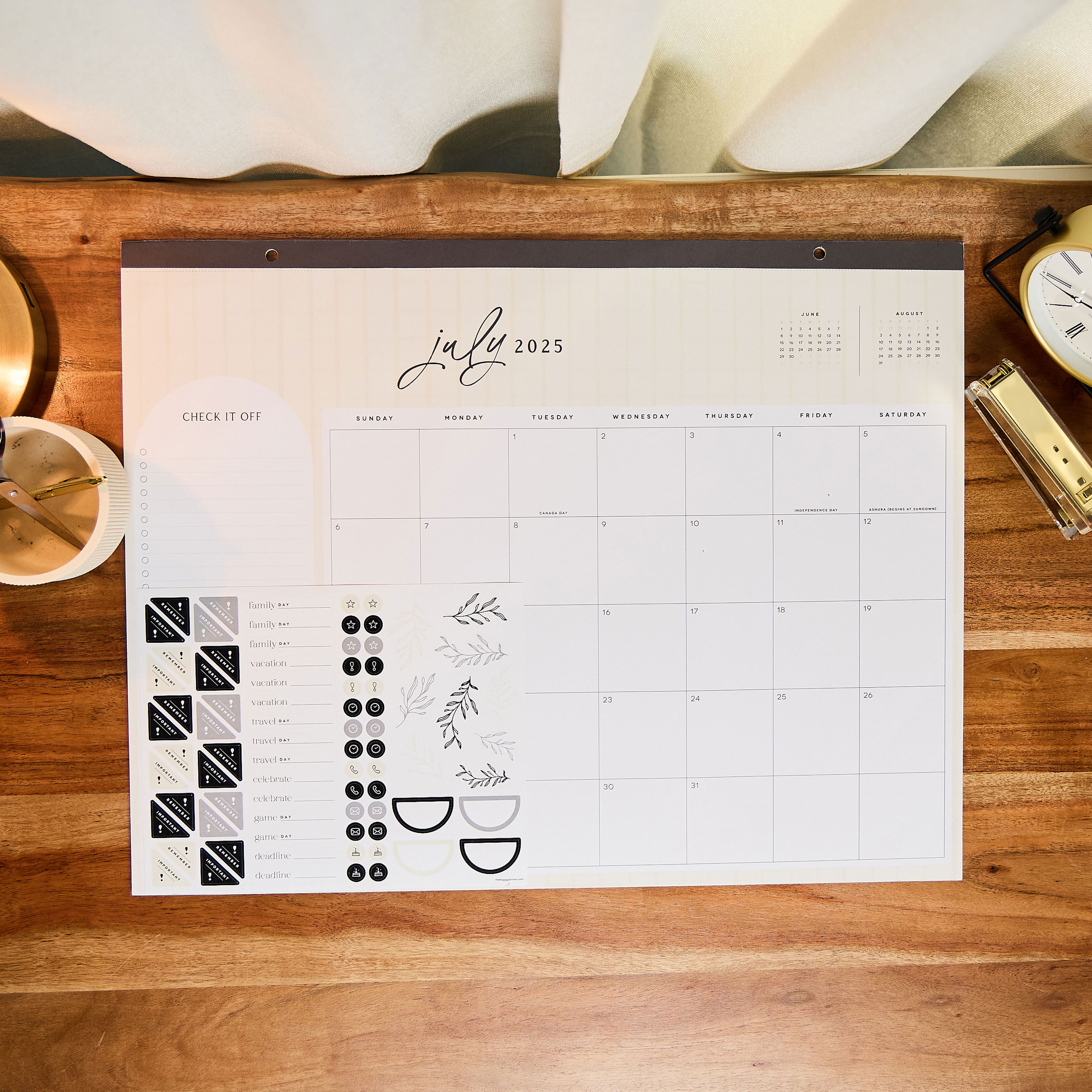 The Happy Planner&#xAE; Sharp Studies 12-Month Desk Calendar