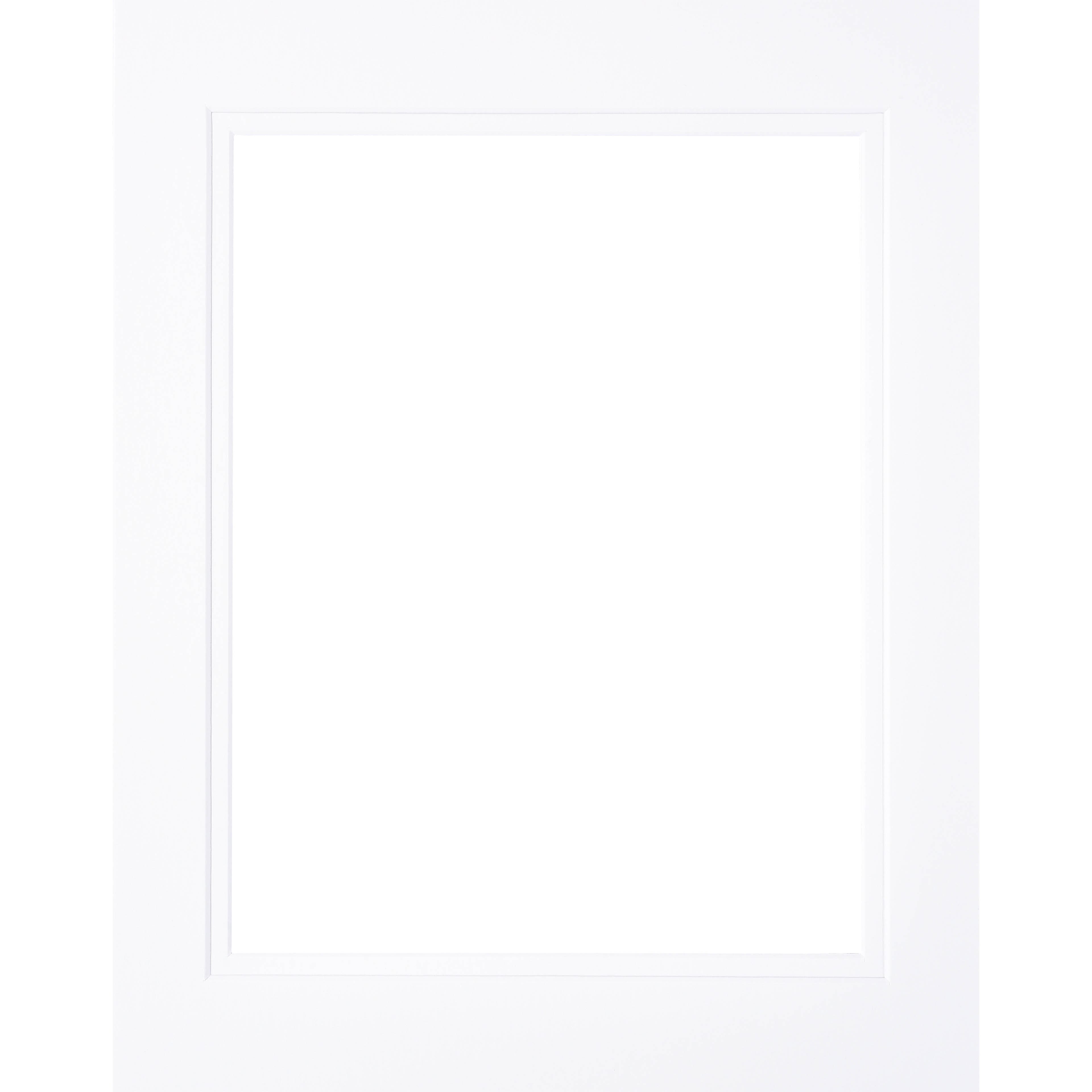 11" x 14" Brazilian White Double Mat by Studio Décor®, 8.5" x 11" Opening Size
