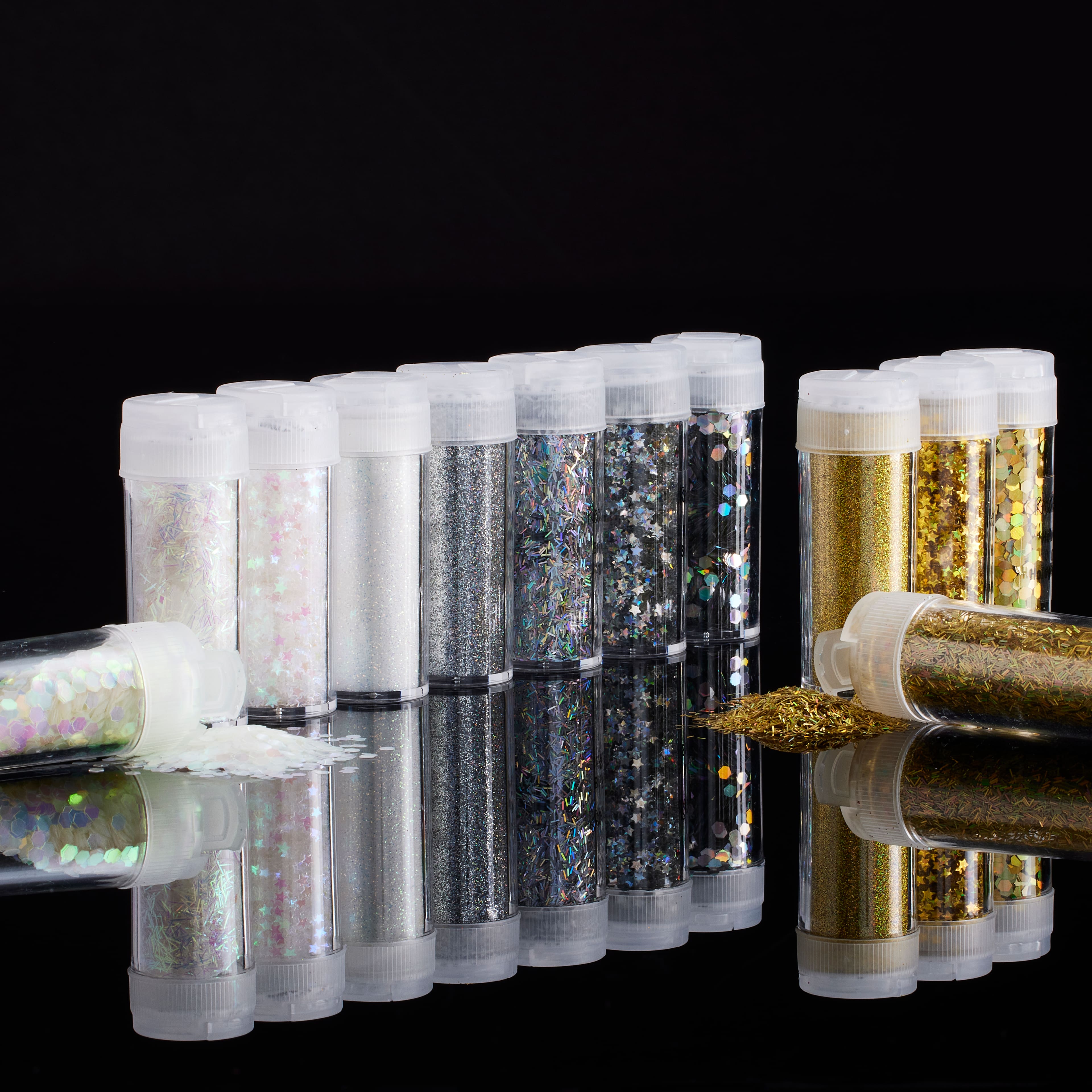 6 Packs: 12 ct. (72 total) Metallic Glitter Pack by Recollections&#x2122;