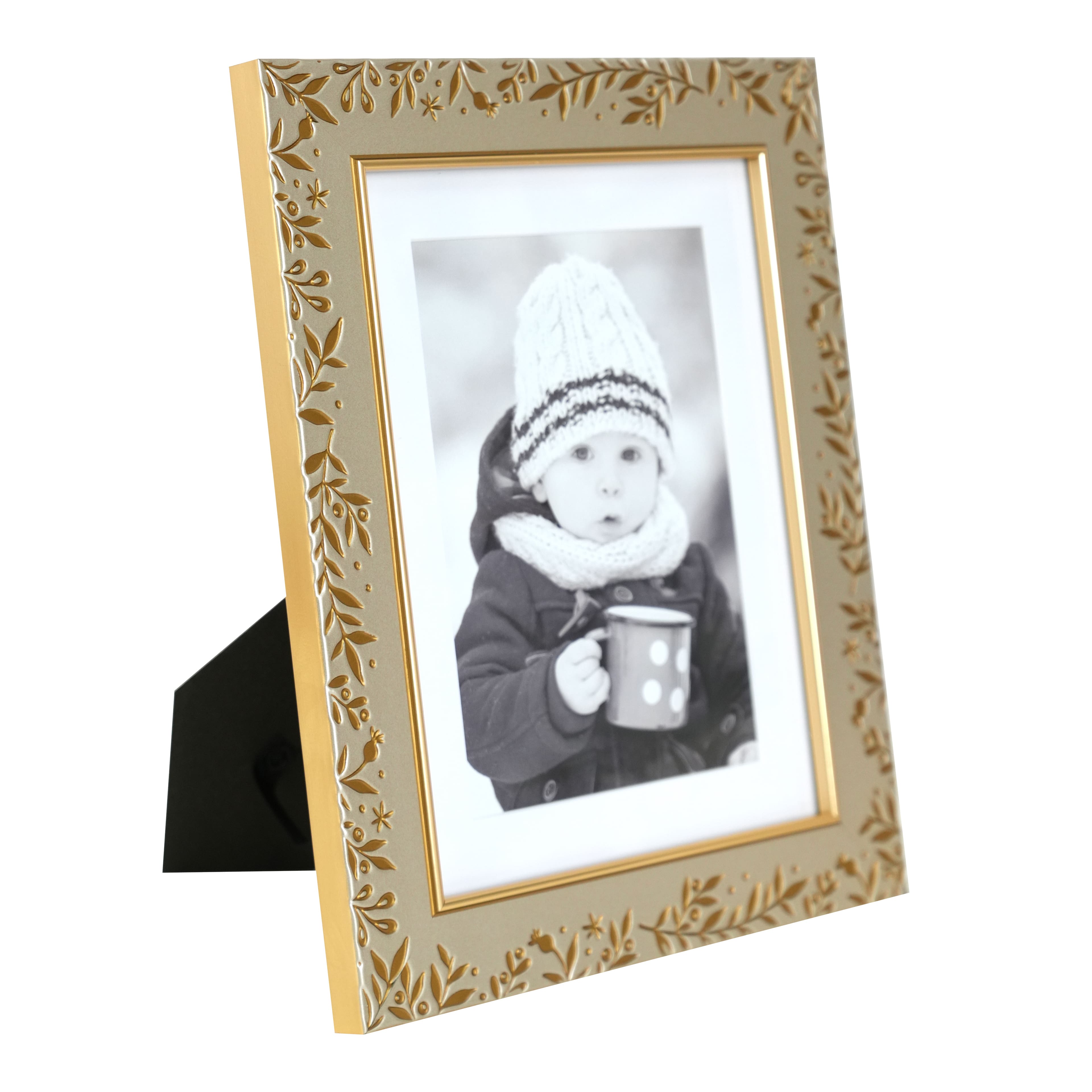 5" x 7" Embossed Leaf Plastic Frame by Studio Décor