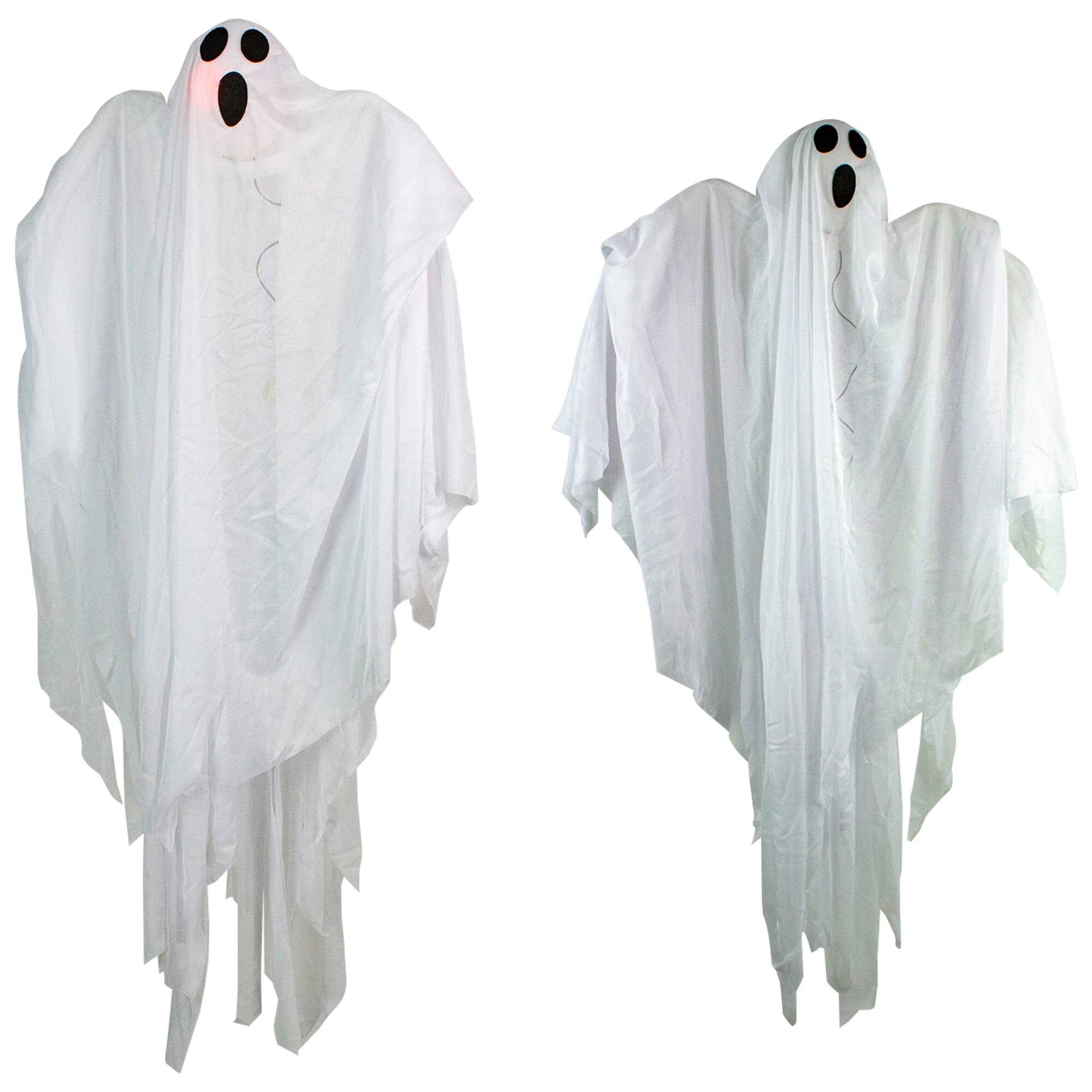6-Piece Ghost Family Halloween Porch Display Decoration Set